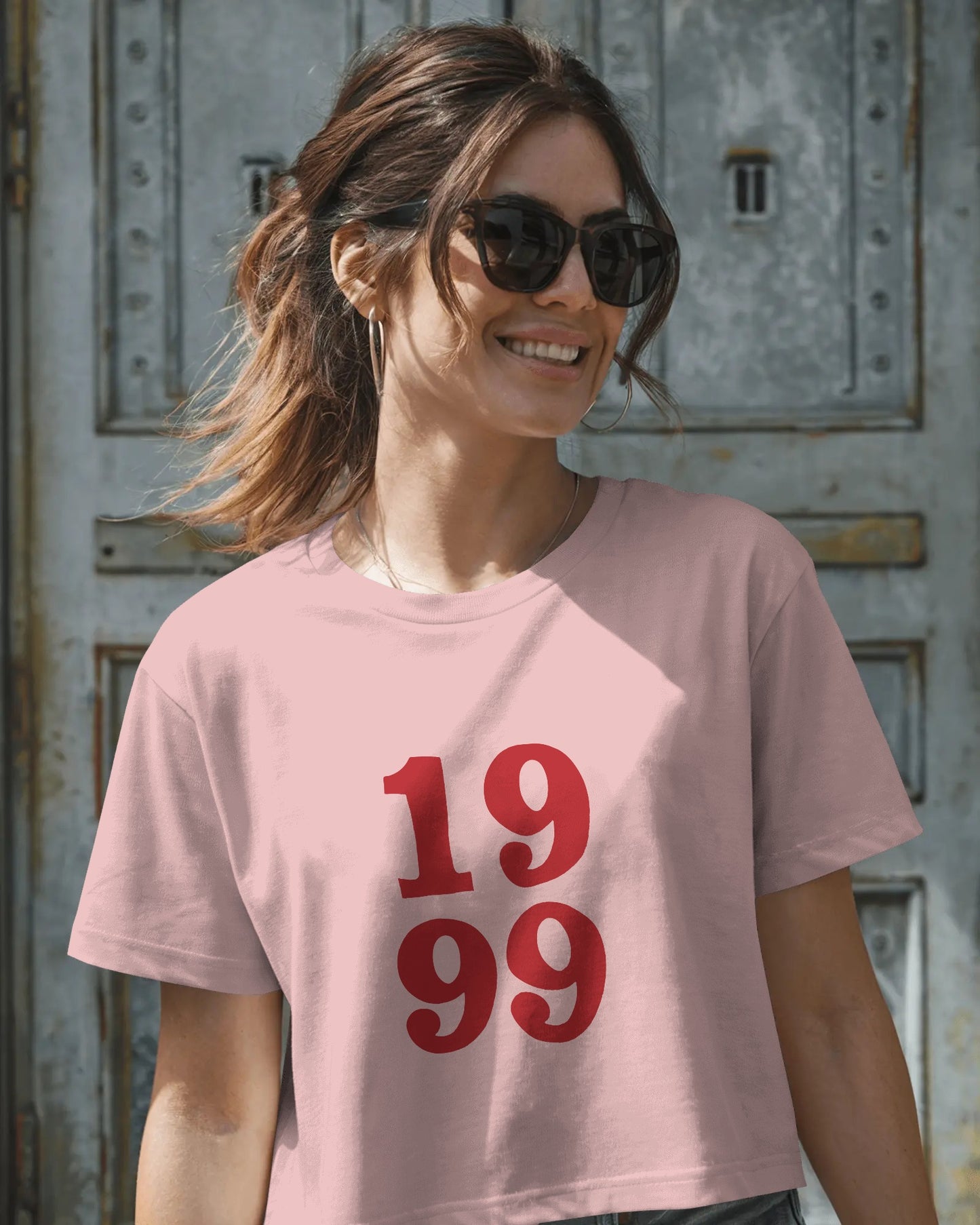 1999 Baby Crop Top for Women – Aesthetic Retro Graphic Tee