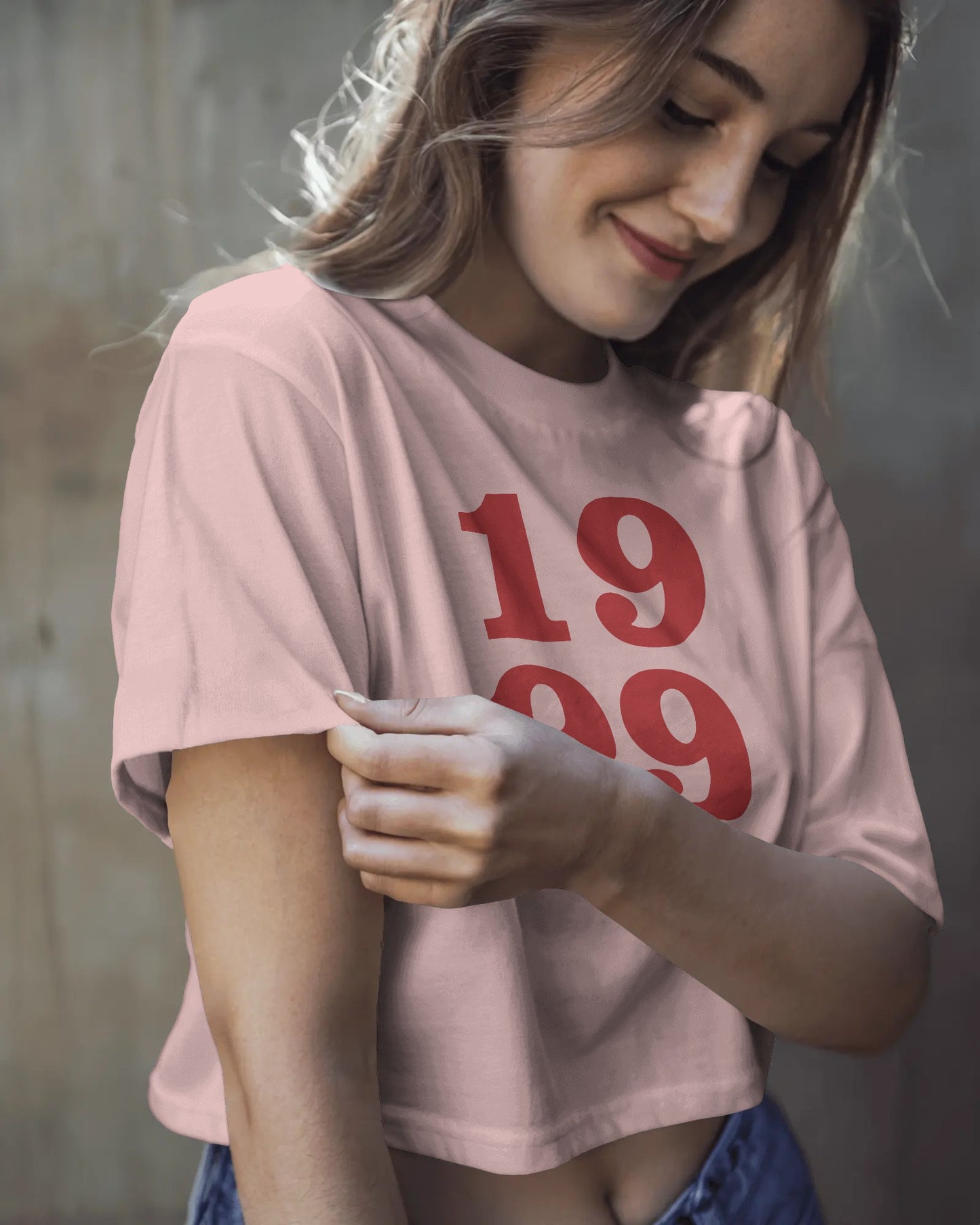1999 Baby Crop Top for Women – Aesthetic Retro Graphic Tee