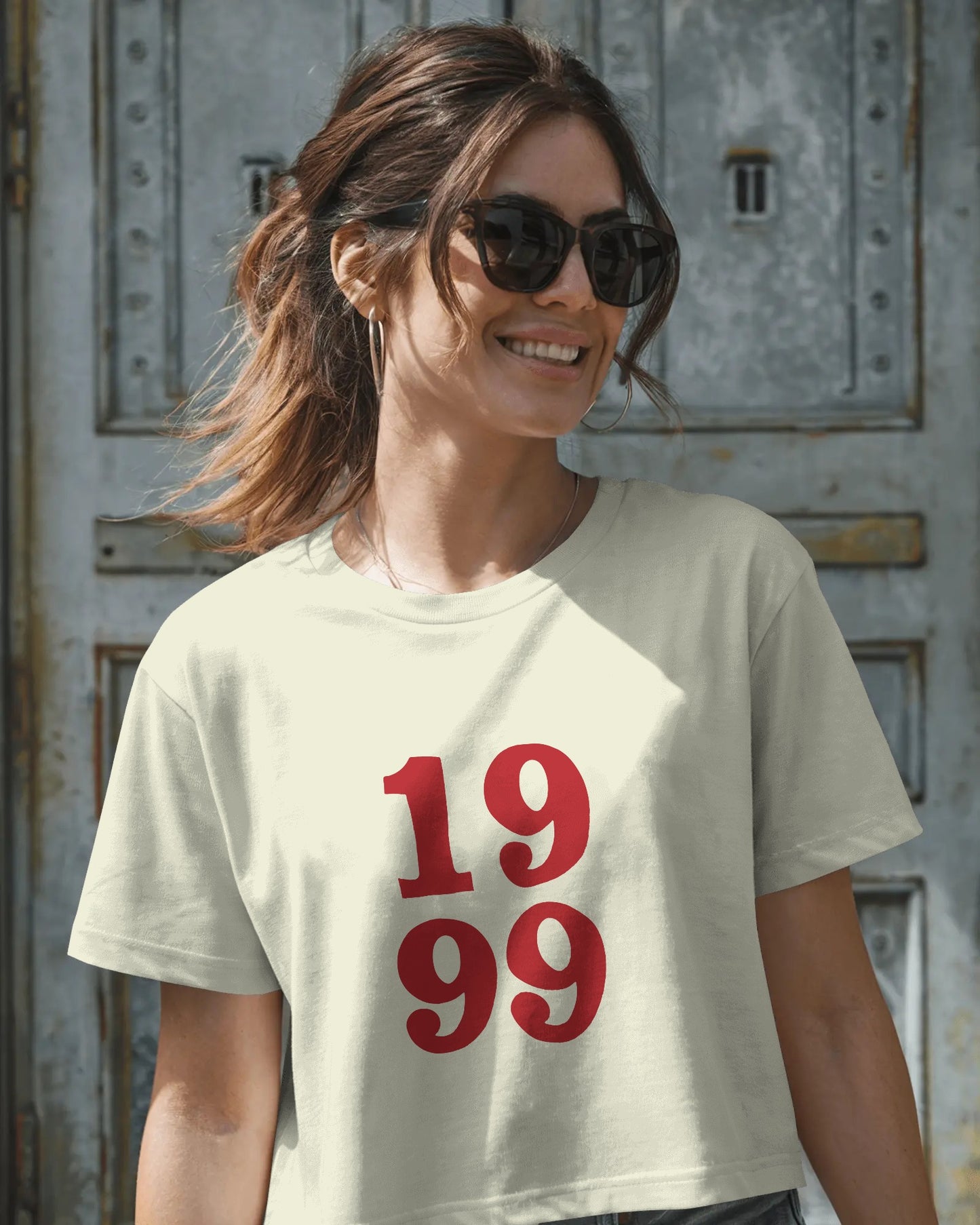 1999 Baby Crop Top for Women – Aesthetic Retro Graphic Tee