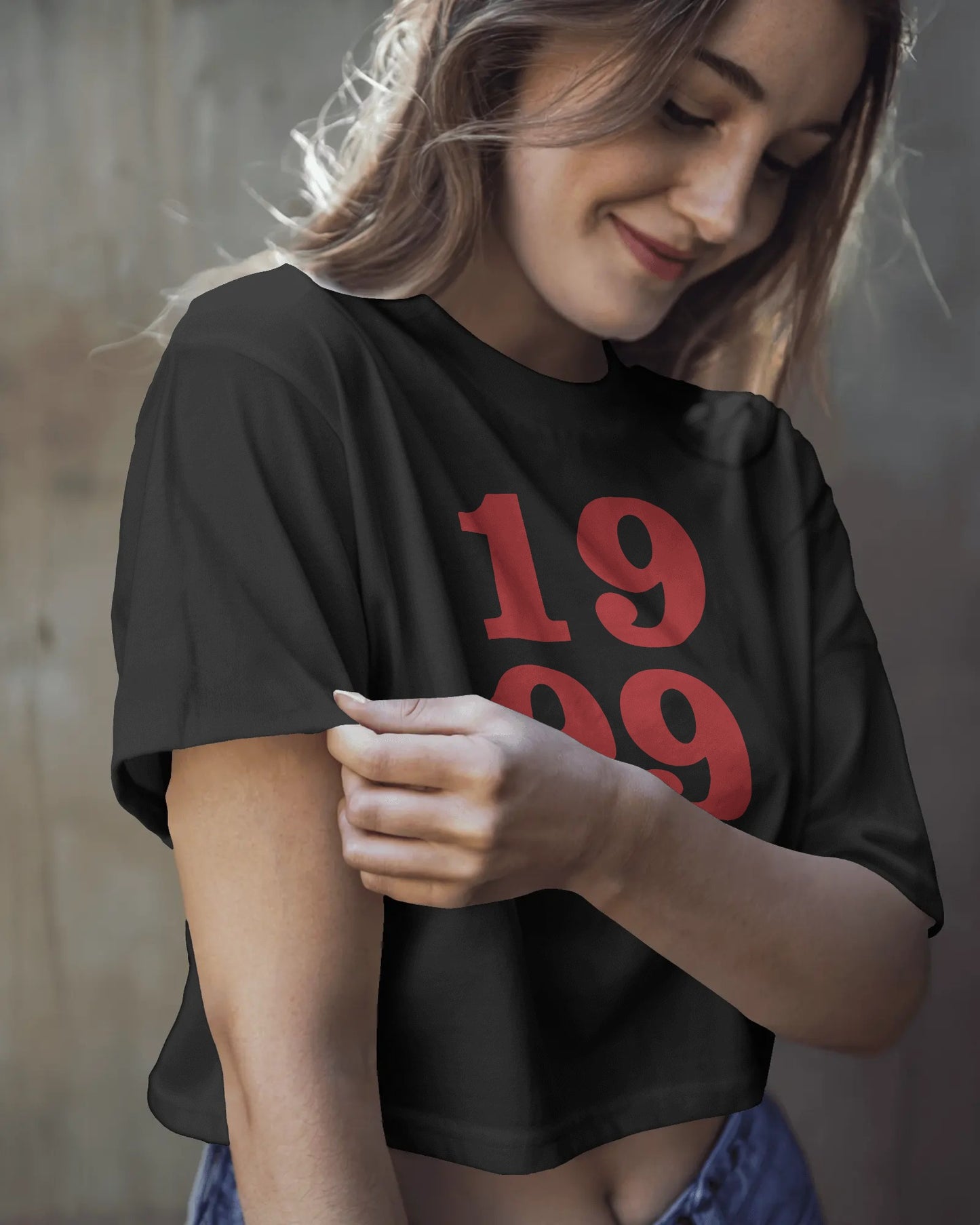 1999 Baby Crop Top for Women – Aesthetic Retro Graphic Tee