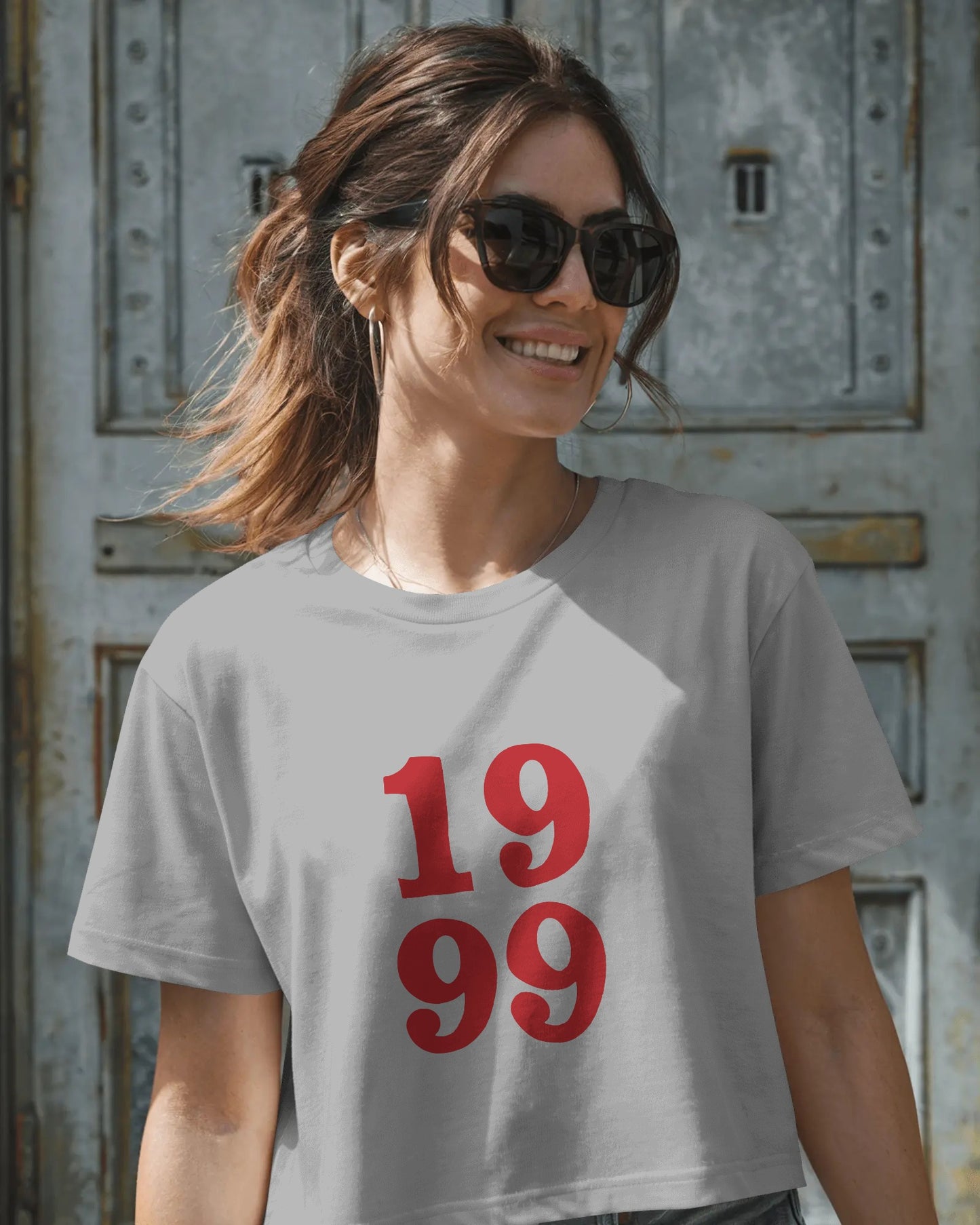 1999 Baby Crop Top for Women – Aesthetic Retro Graphic Tee