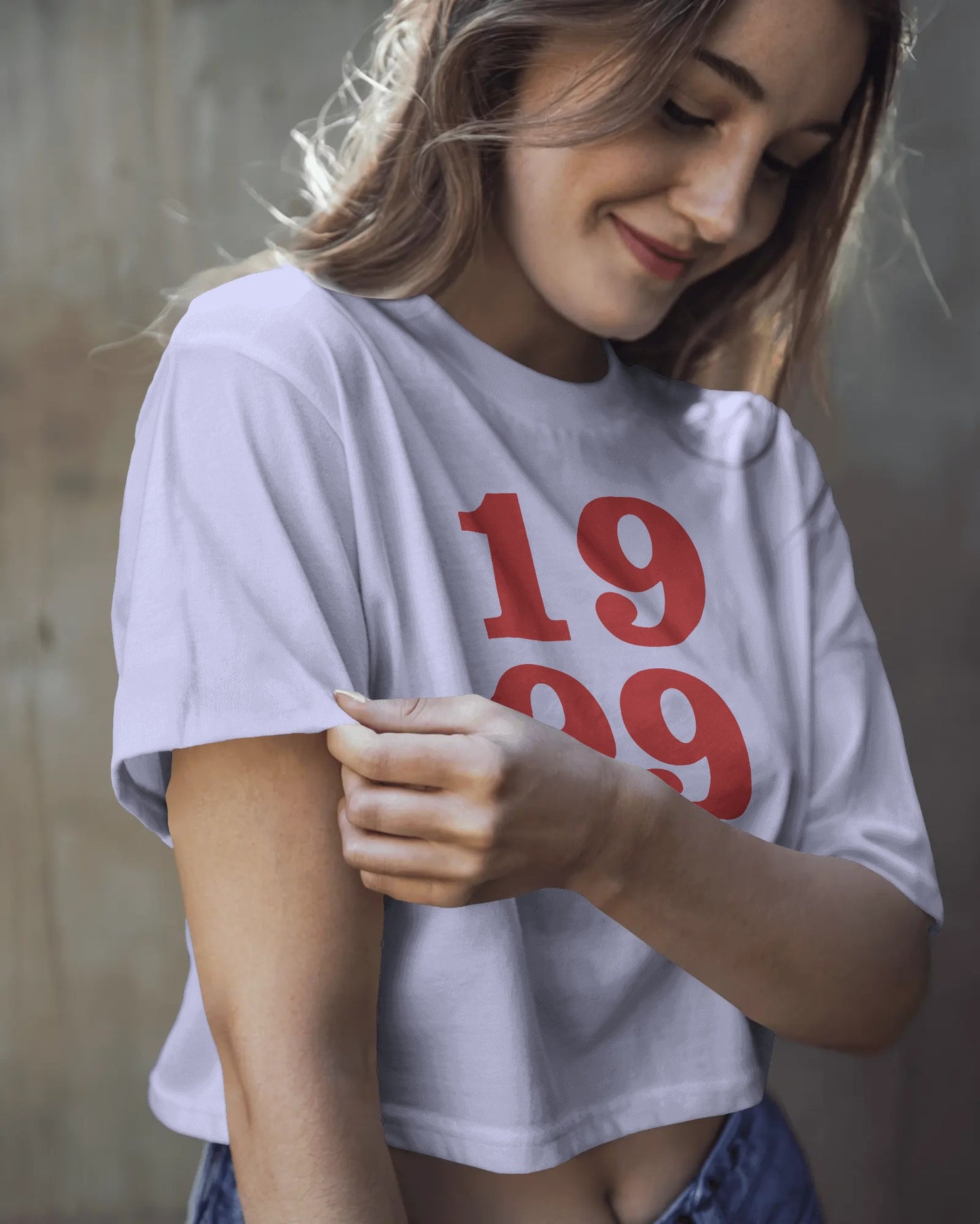 1999 Baby Crop Top for Women – Aesthetic Retro Graphic Tee