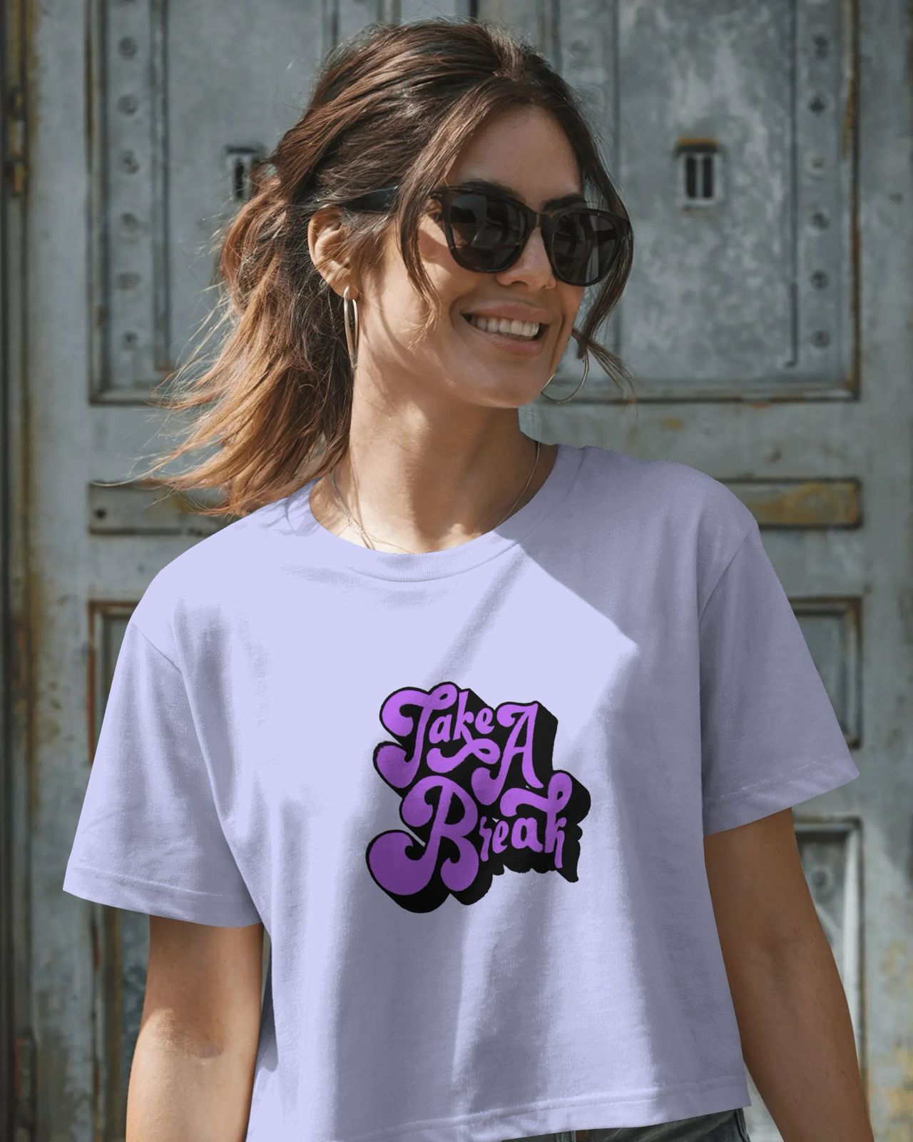 Take A Break Crop Top