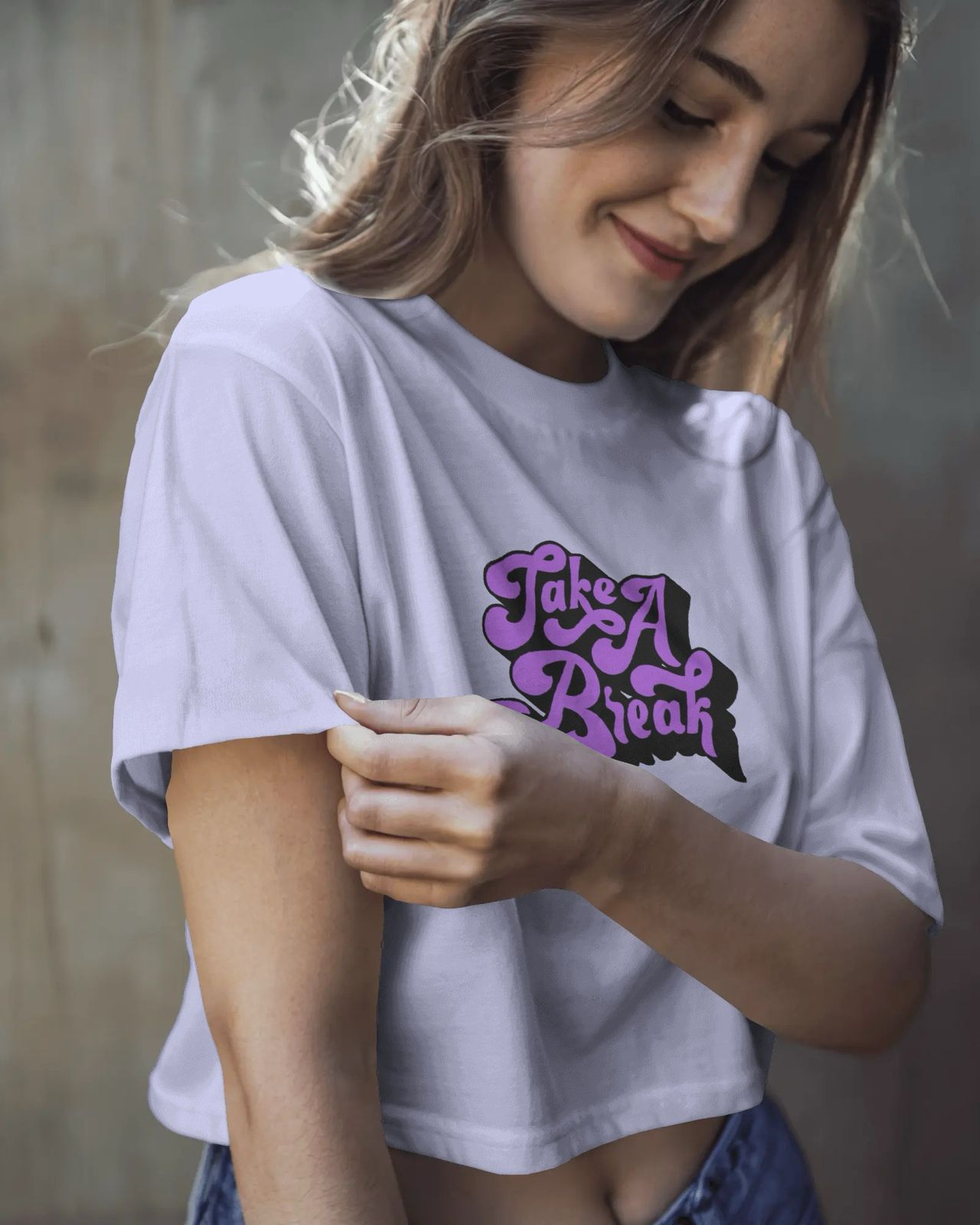 Take A Break Crop Top
