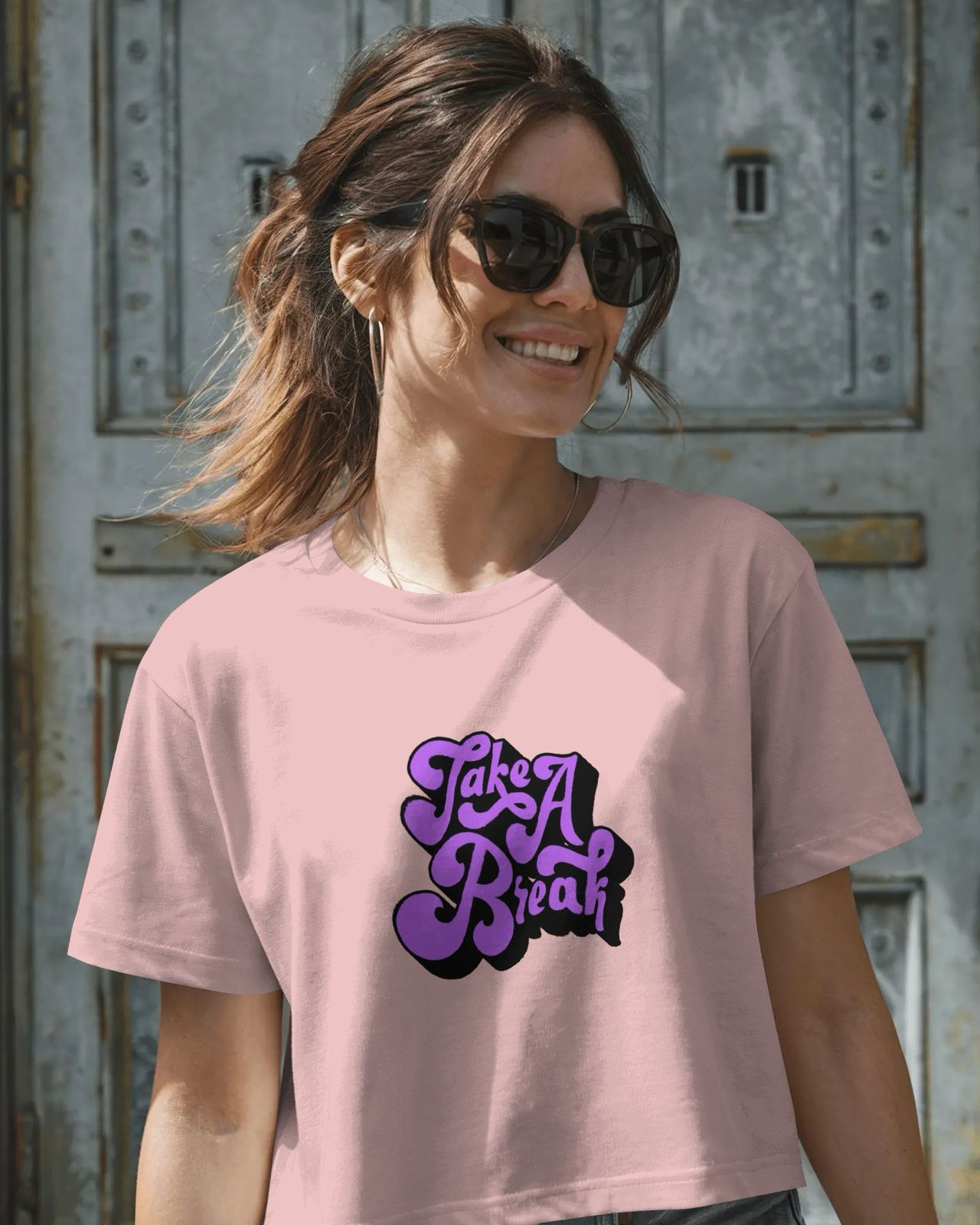 Take A Break Crop Top