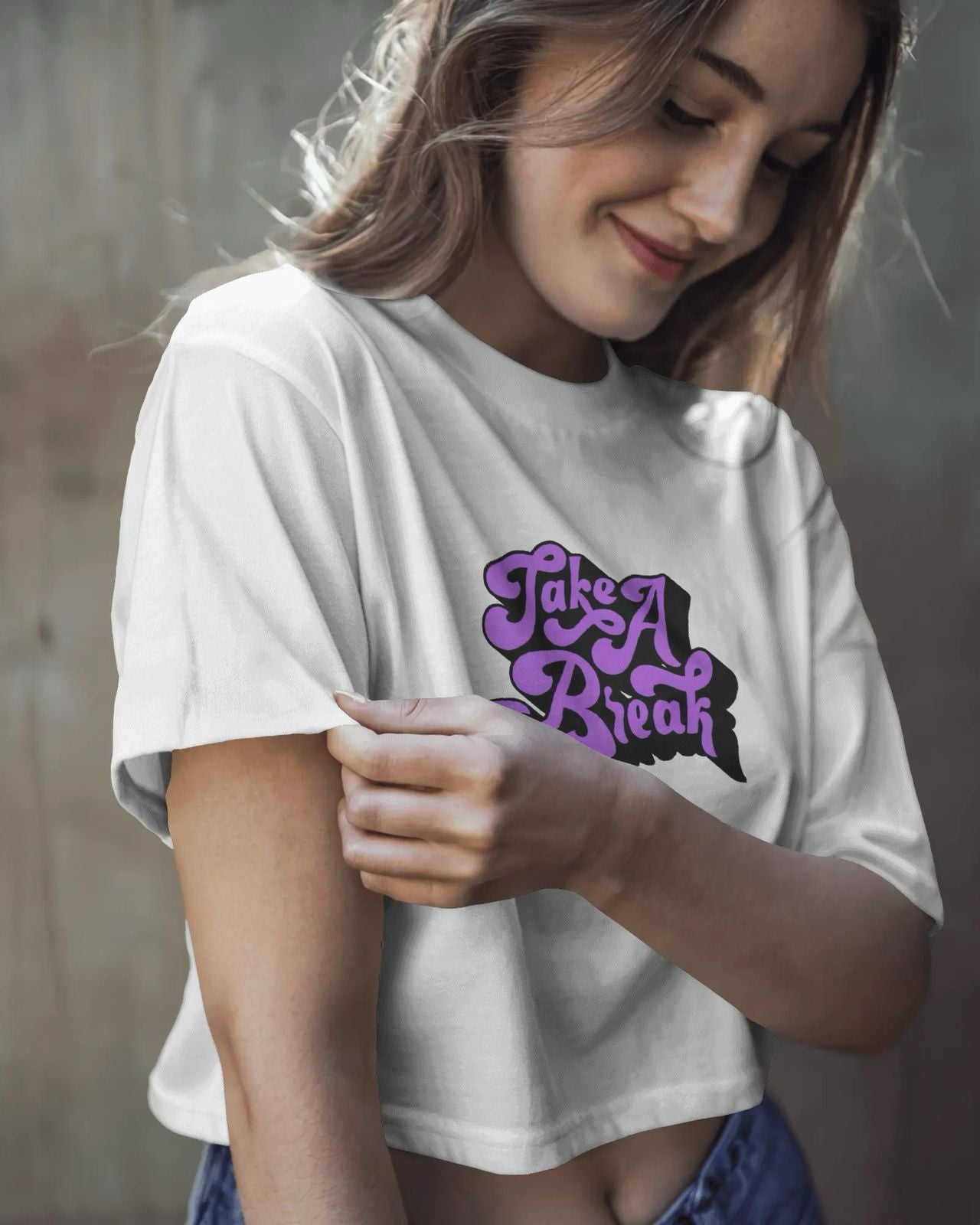 Take A Break Crop Top