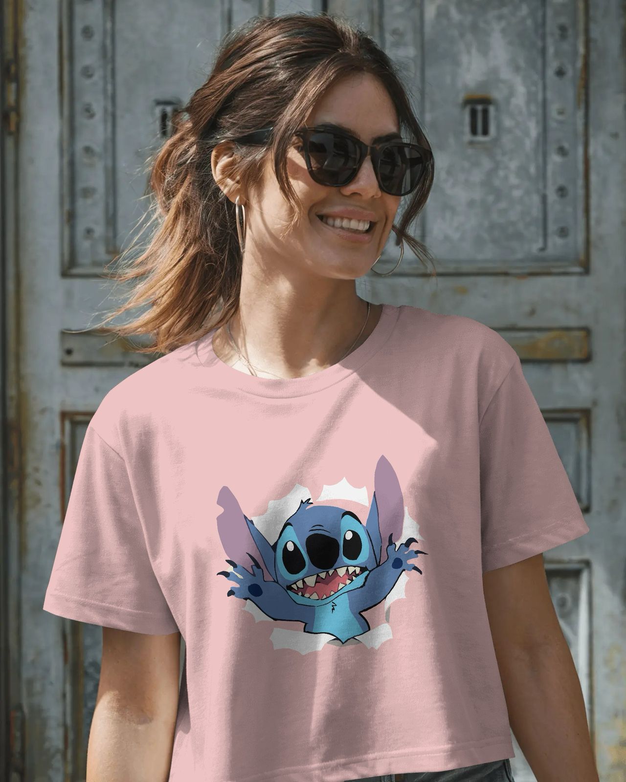 Stitch Cartoon Crop Top