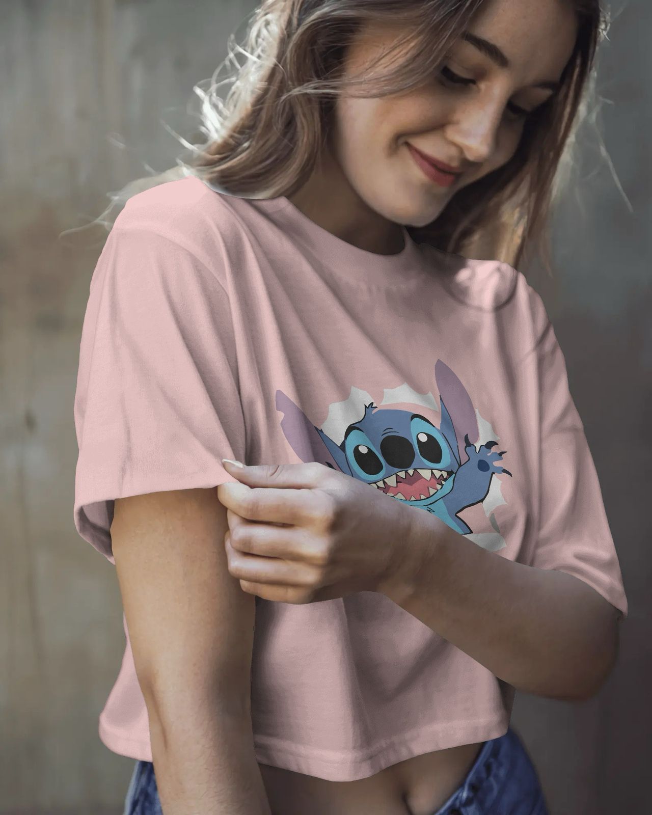 Stitch Cartoon Crop Top