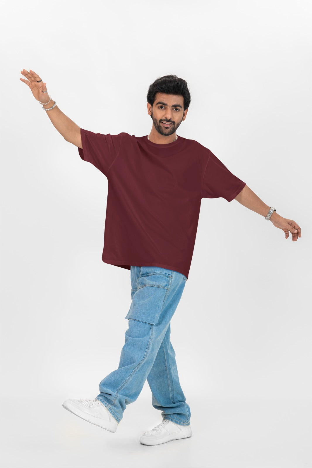 Oversized Red Plane T-shirt