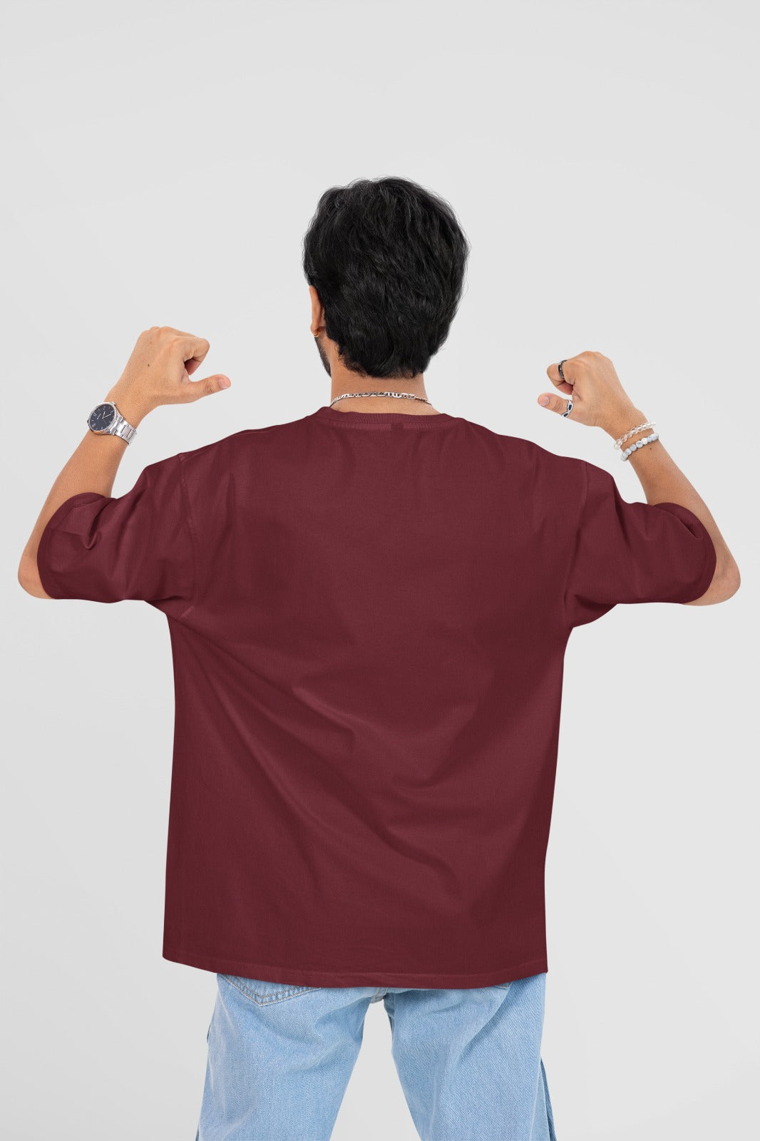 Oversized Red Plane T-shirt