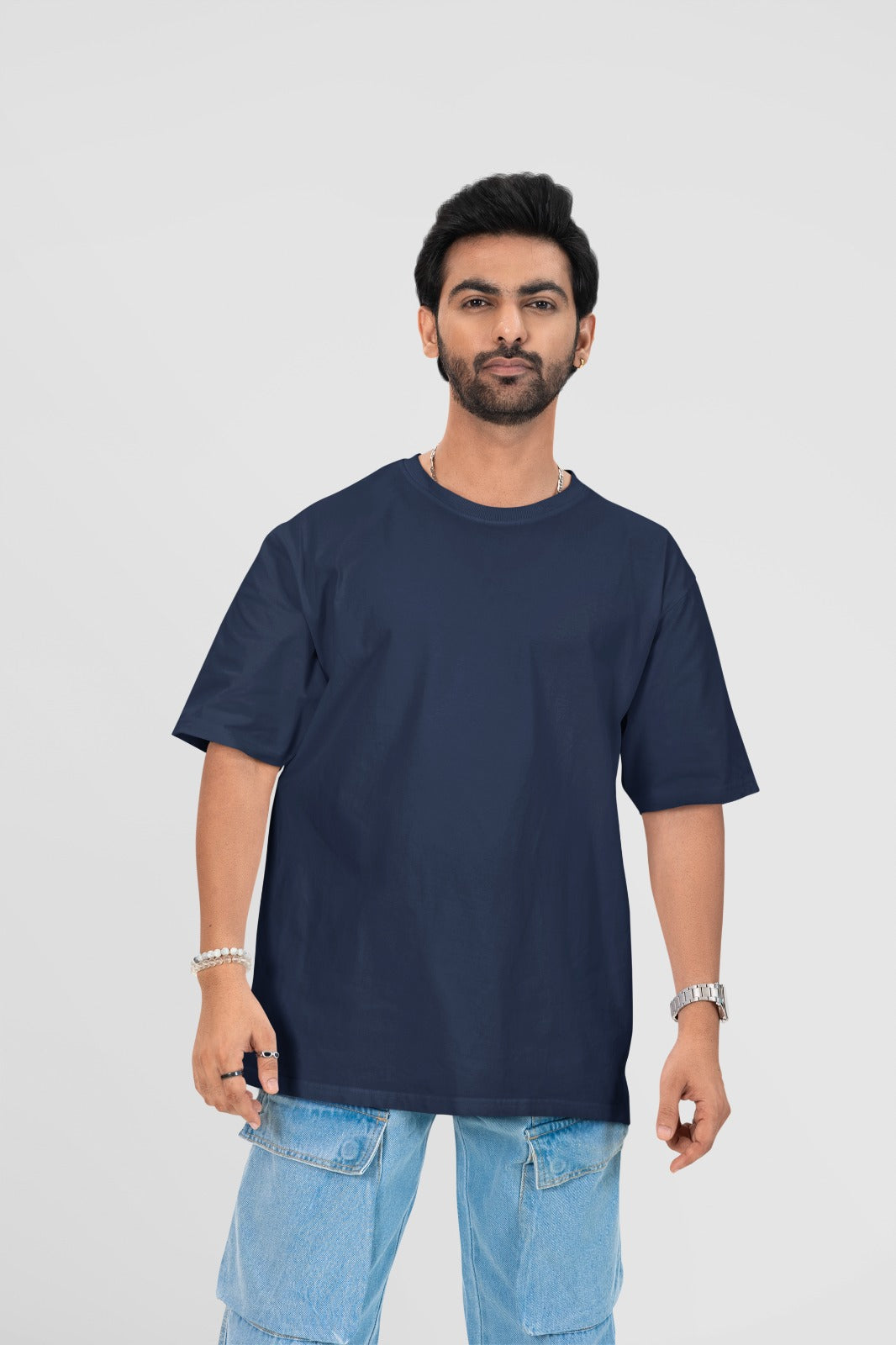 Oversized Navy Blue T-shirt