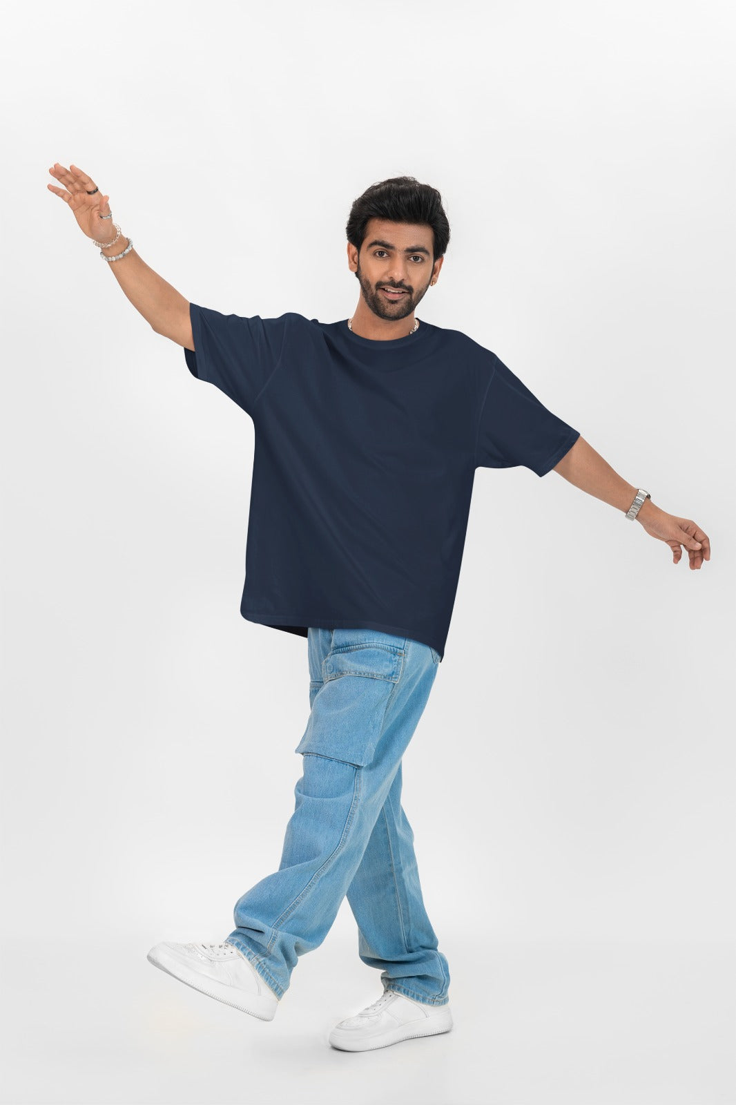 Oversized Navy Blue T-shirt