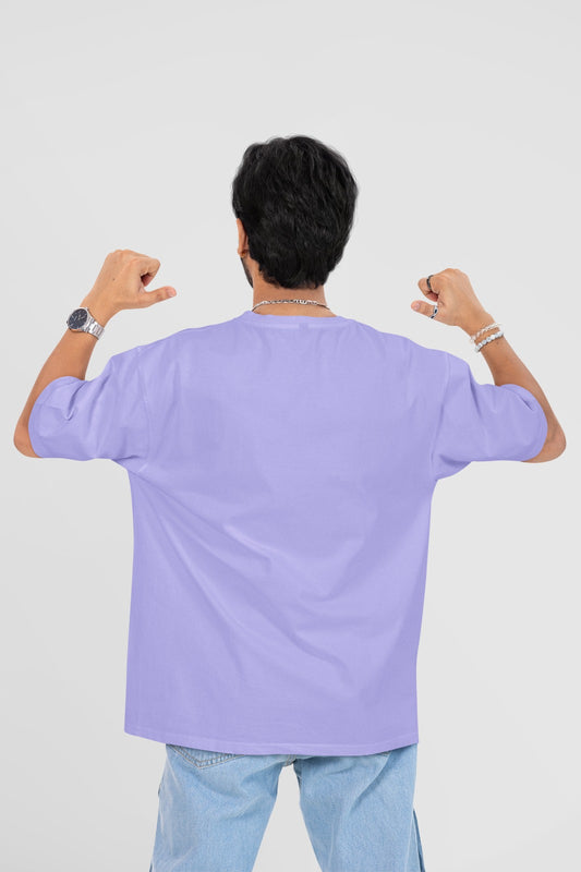 Oversized light purple T-shirt