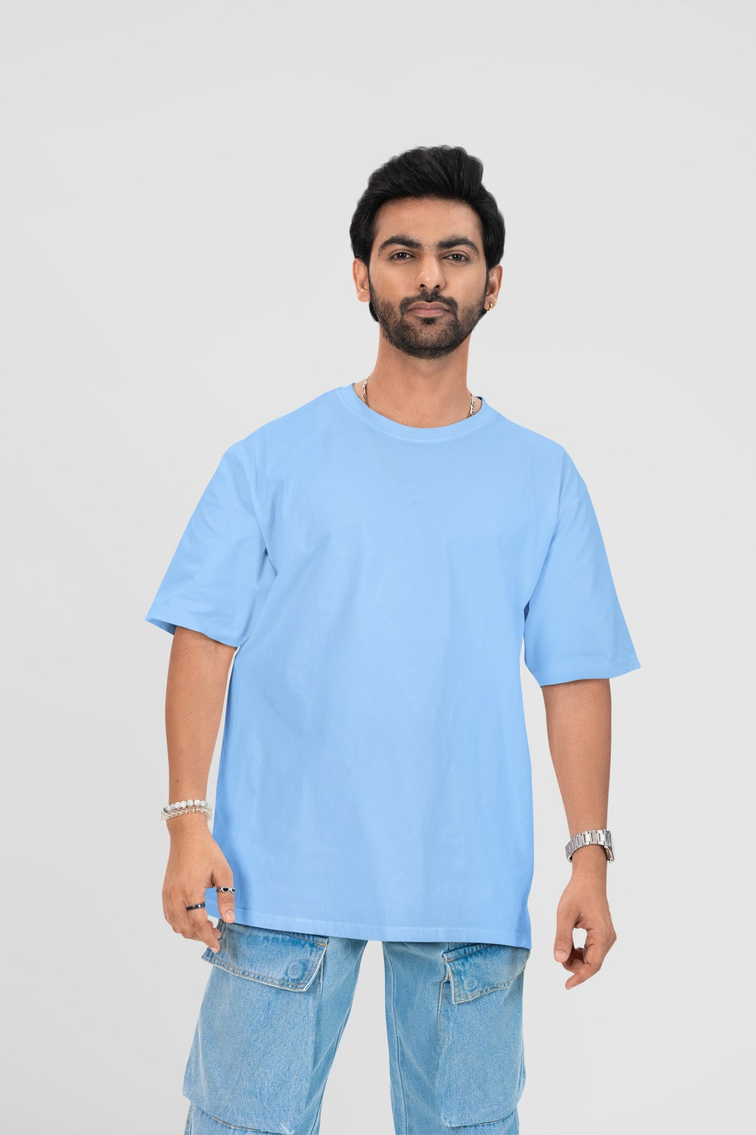 Oversized Sky Blue T-shirt