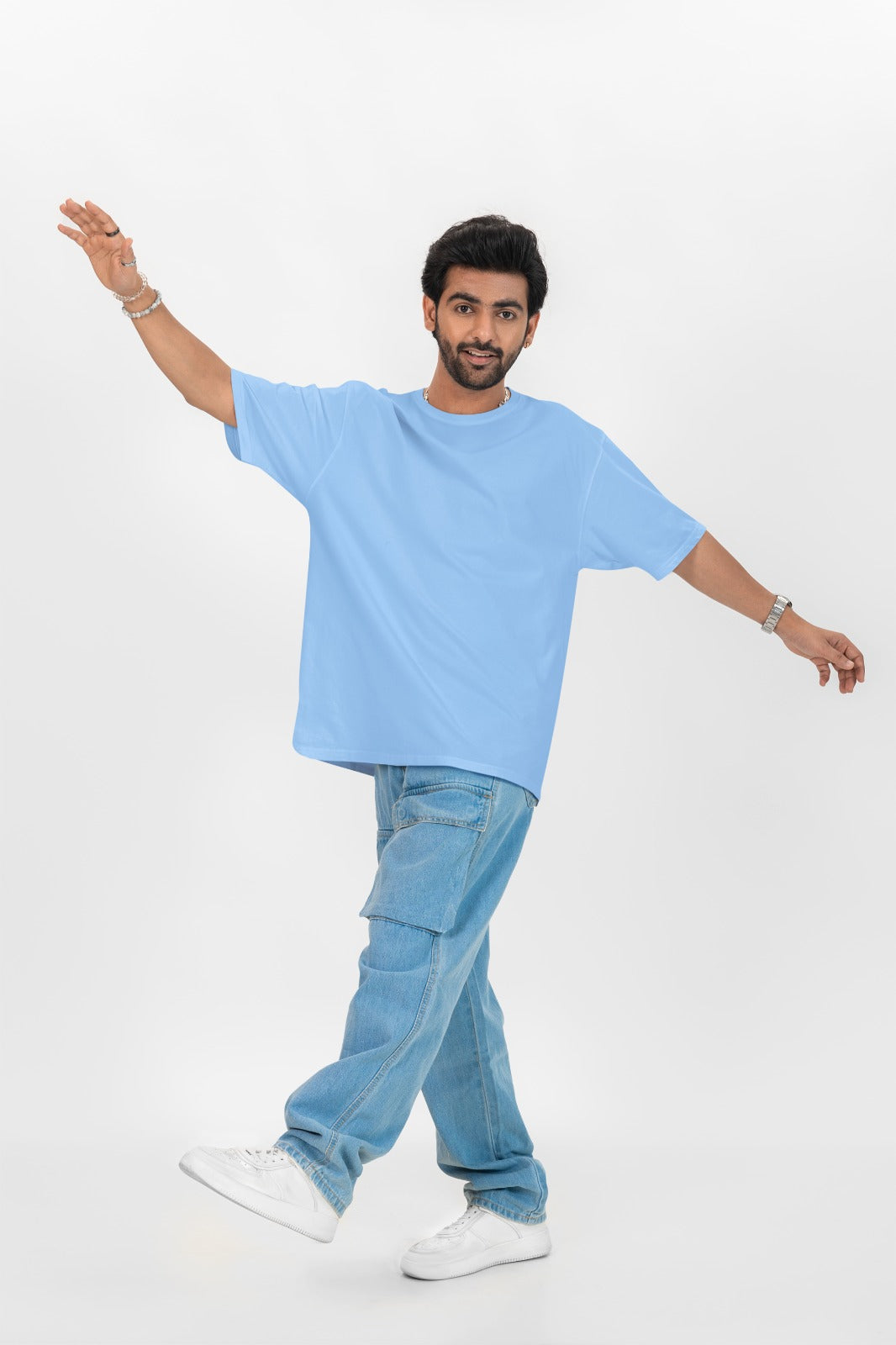 Oversized Sky Blue T-shirt