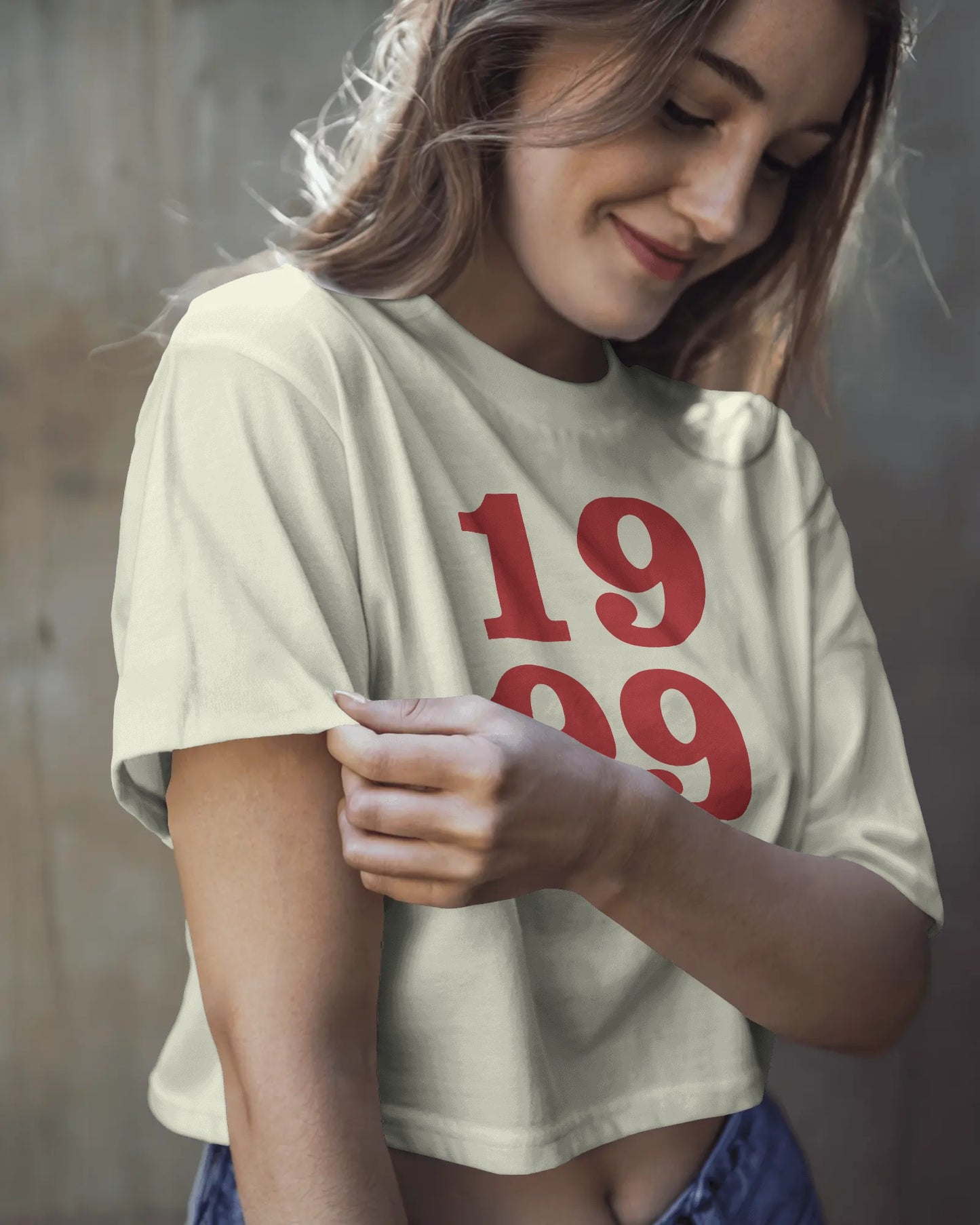 1999 Baby Crop Top for Women – Aesthetic Retro Graphic Tee