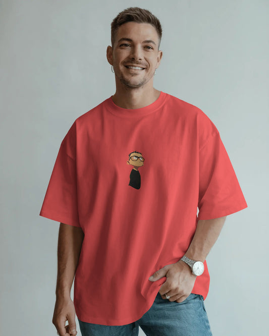 Oversized Cartoon Graphic T-Shirt – Unisex Streetwear Tee