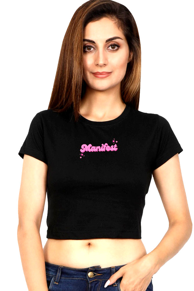 Manifest Women Crop Top T-shirt
