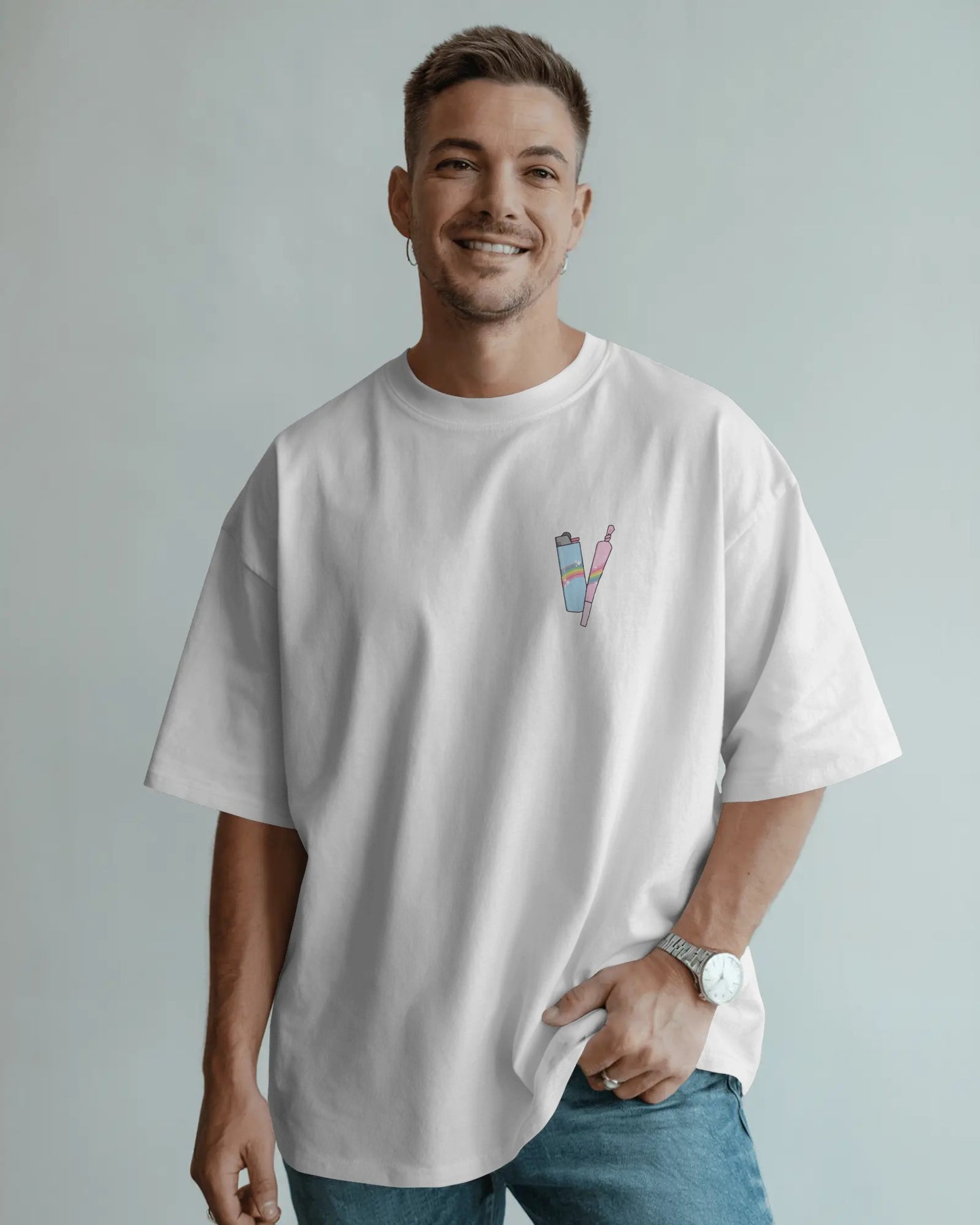 Chill Stuff Oversized T-Shirt – Aesthetic Streetwear Unisex Tee