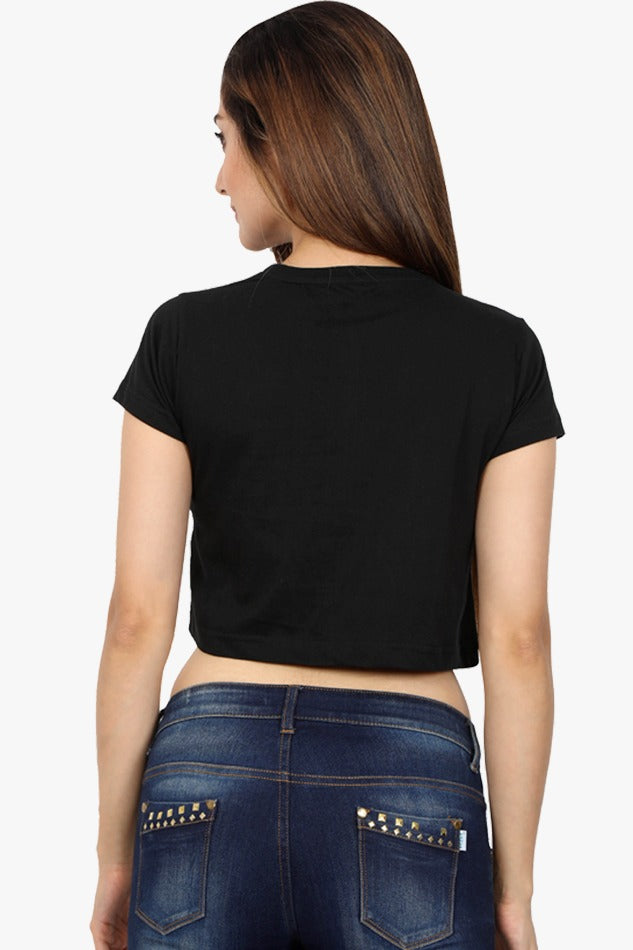 Butterfly Crop Top T-Shirt