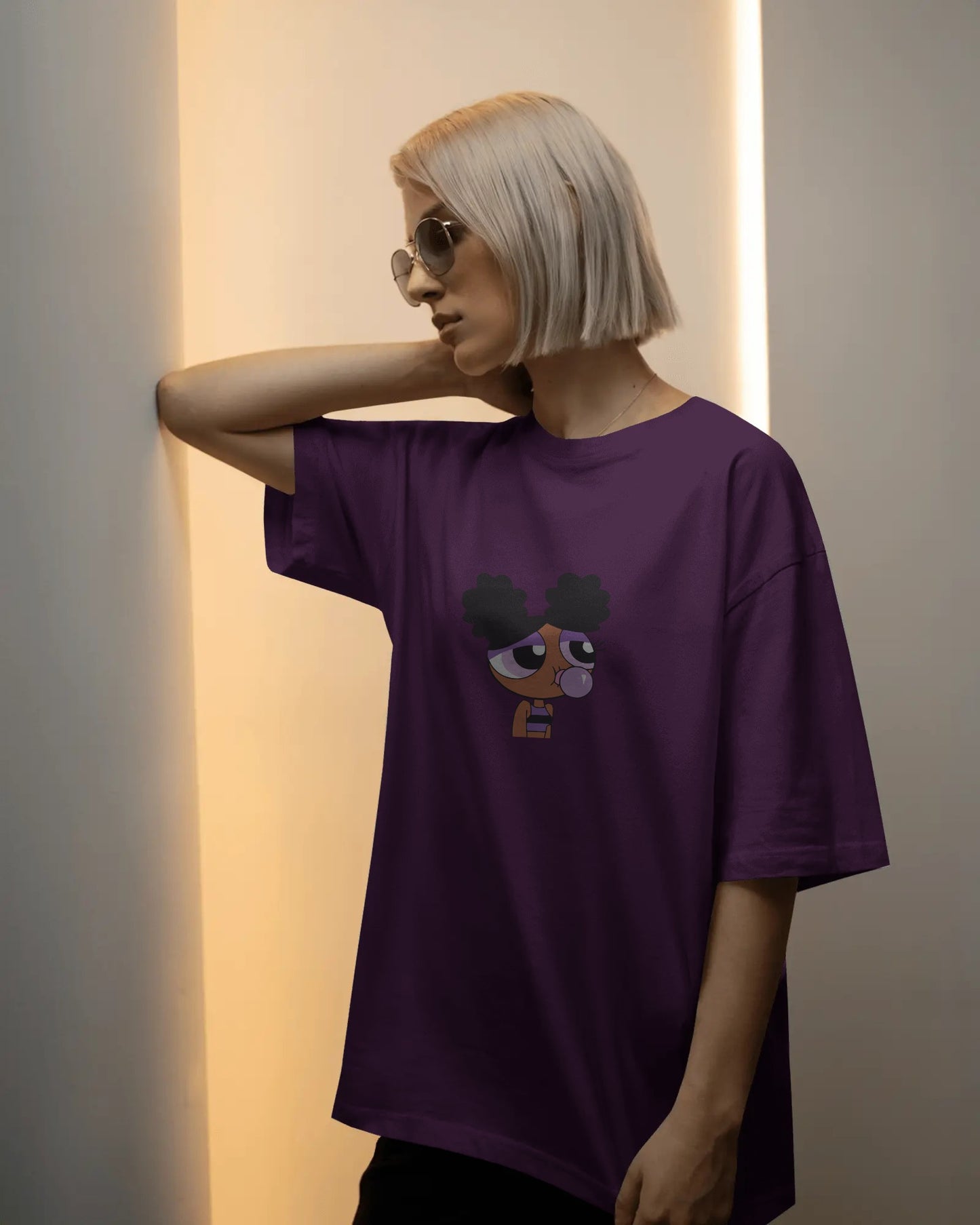 Oversized Crazy PowerPuff T-Shirt – Unisex Streetwear Graphic Tee