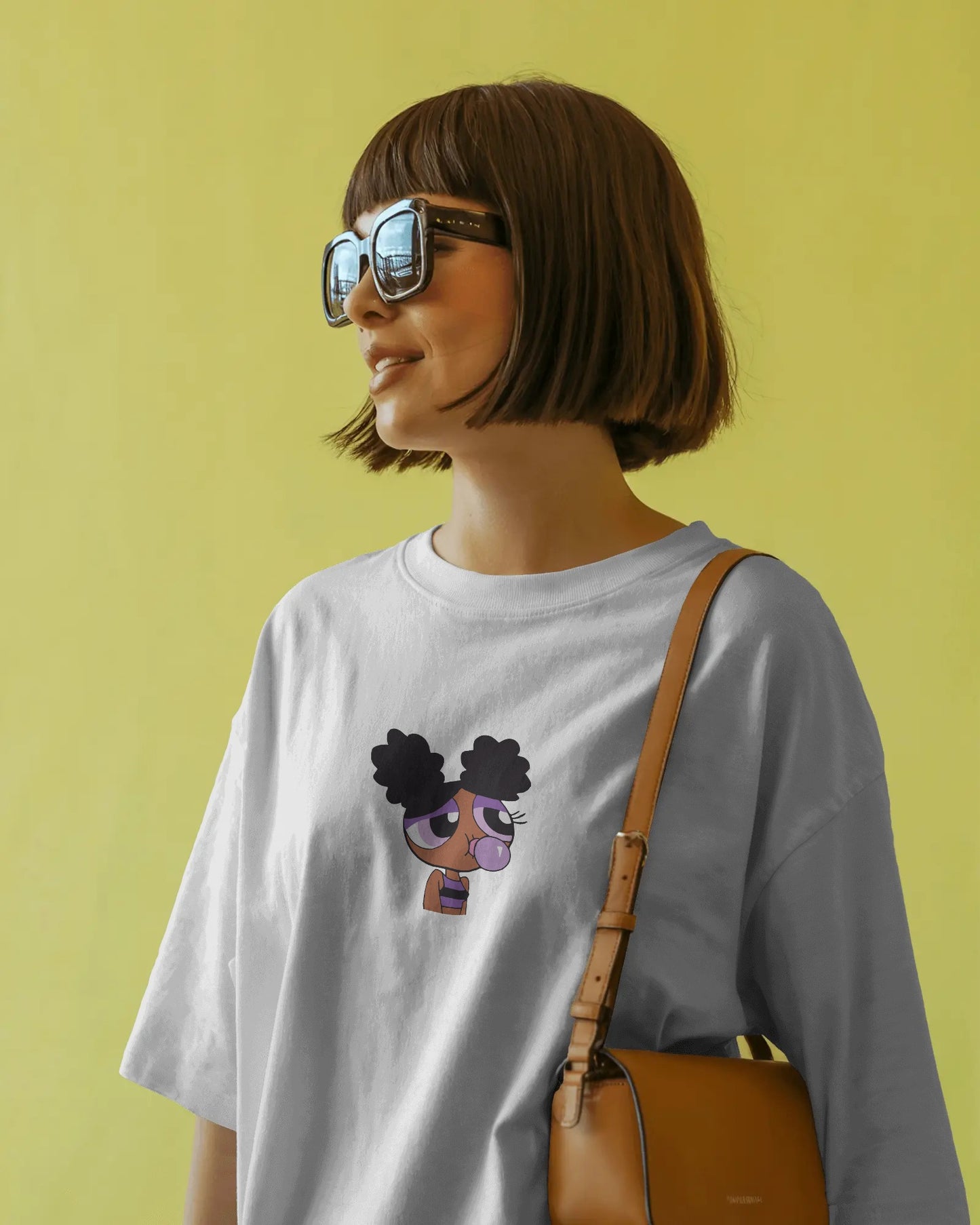 Oversized Crazy PowerPuff T-Shirt – Unisex Streetwear Graphic Tee