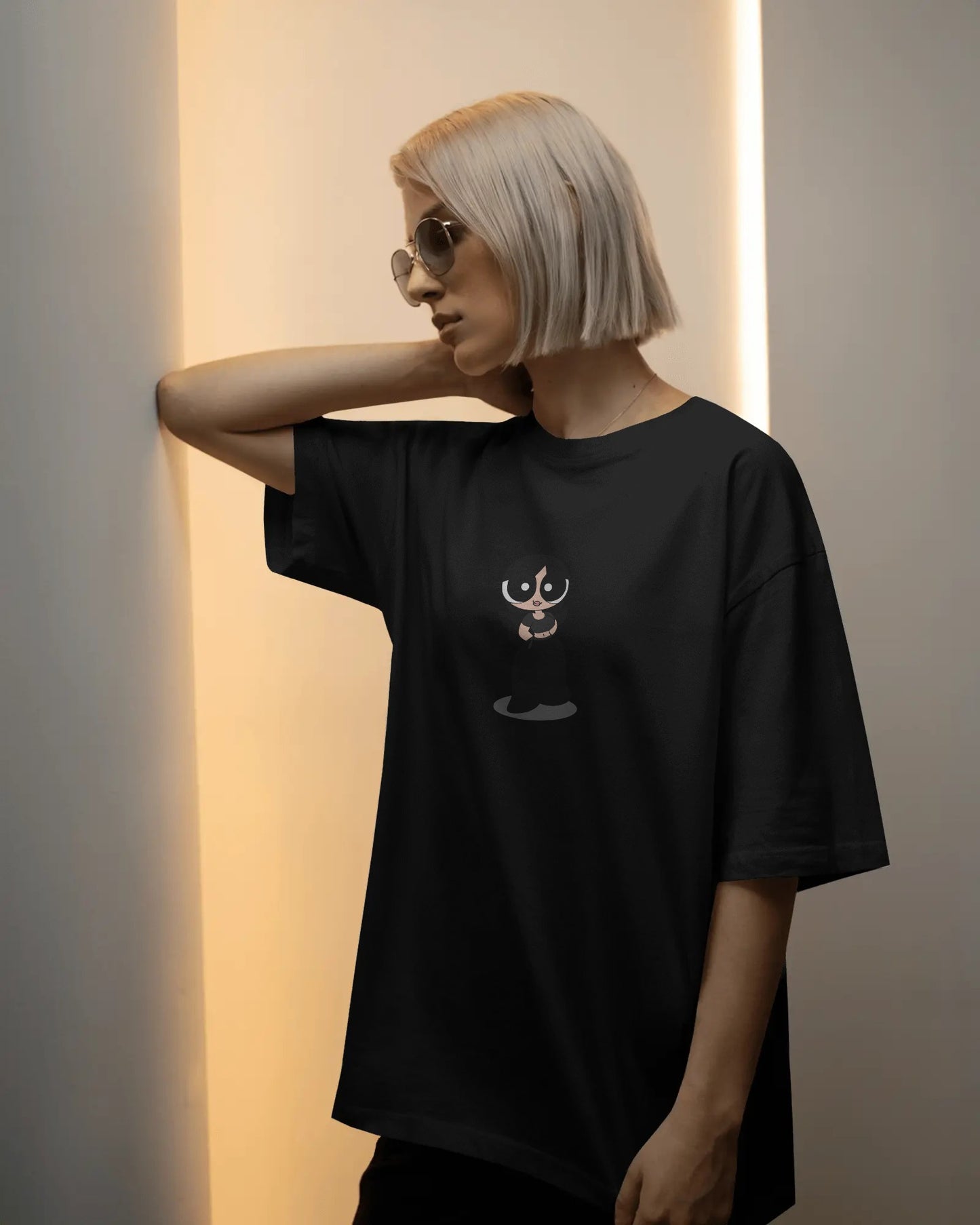 Cutie Powerpuff Girl Oversized T-Shirt – Cute Graphic Tee