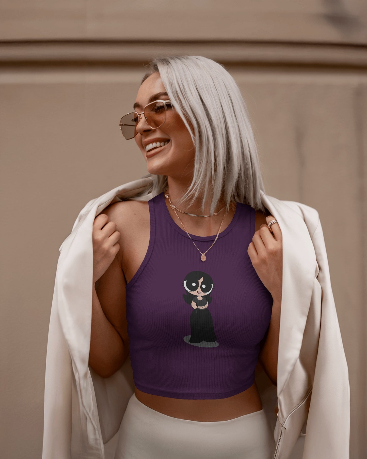 Cutie Powerpuff Girl– Cute Graphic Top Tank