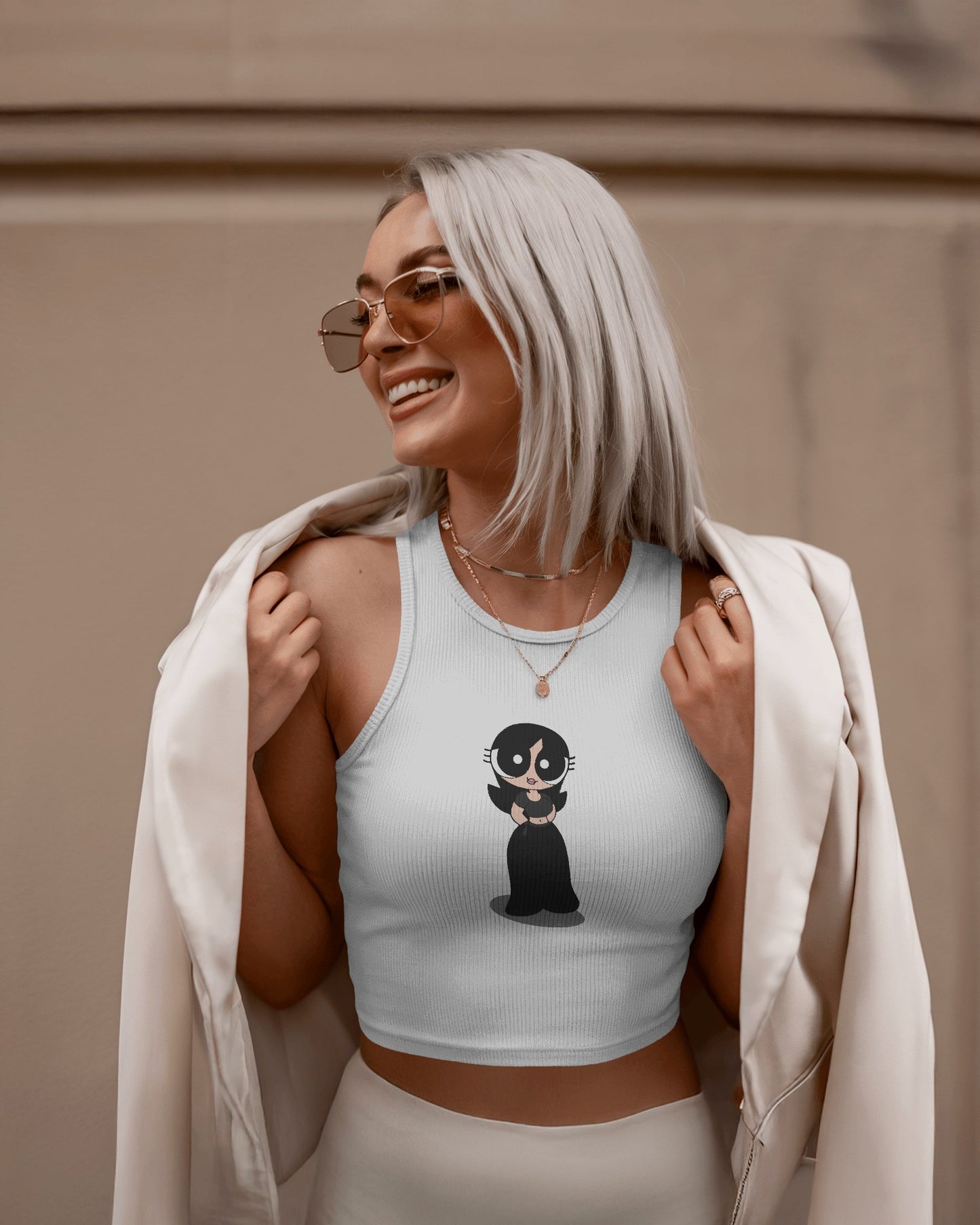 Cutie Powerpuff Girl– Cute Graphic Top Tank