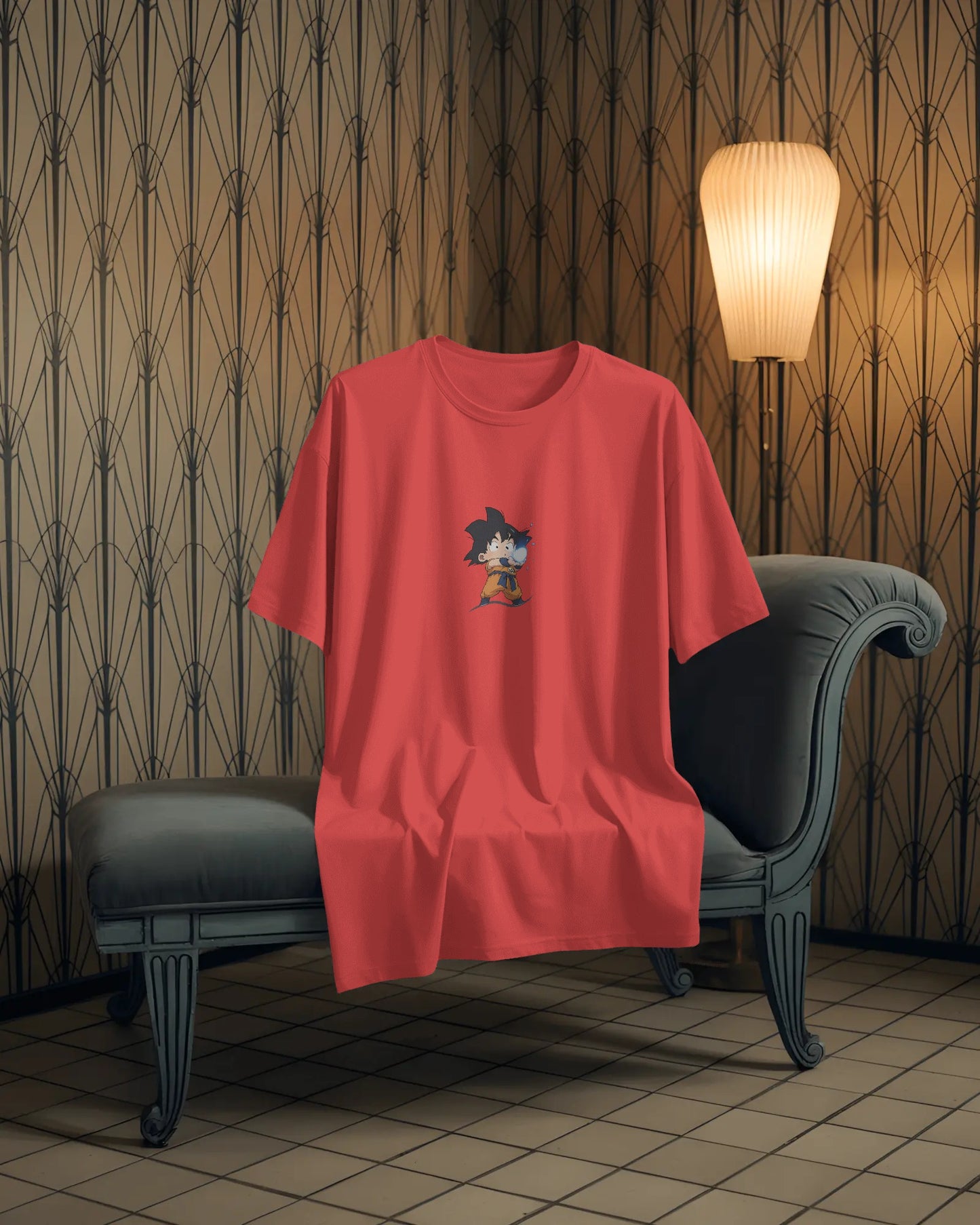 Goku Fireball Oversized T-shirt