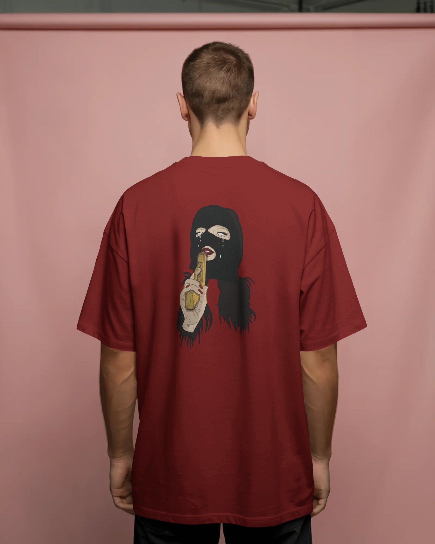 Killer Girl Oversized T-Shirt – Graphic Back Print Streetwear Tee | Bold Unisex Design