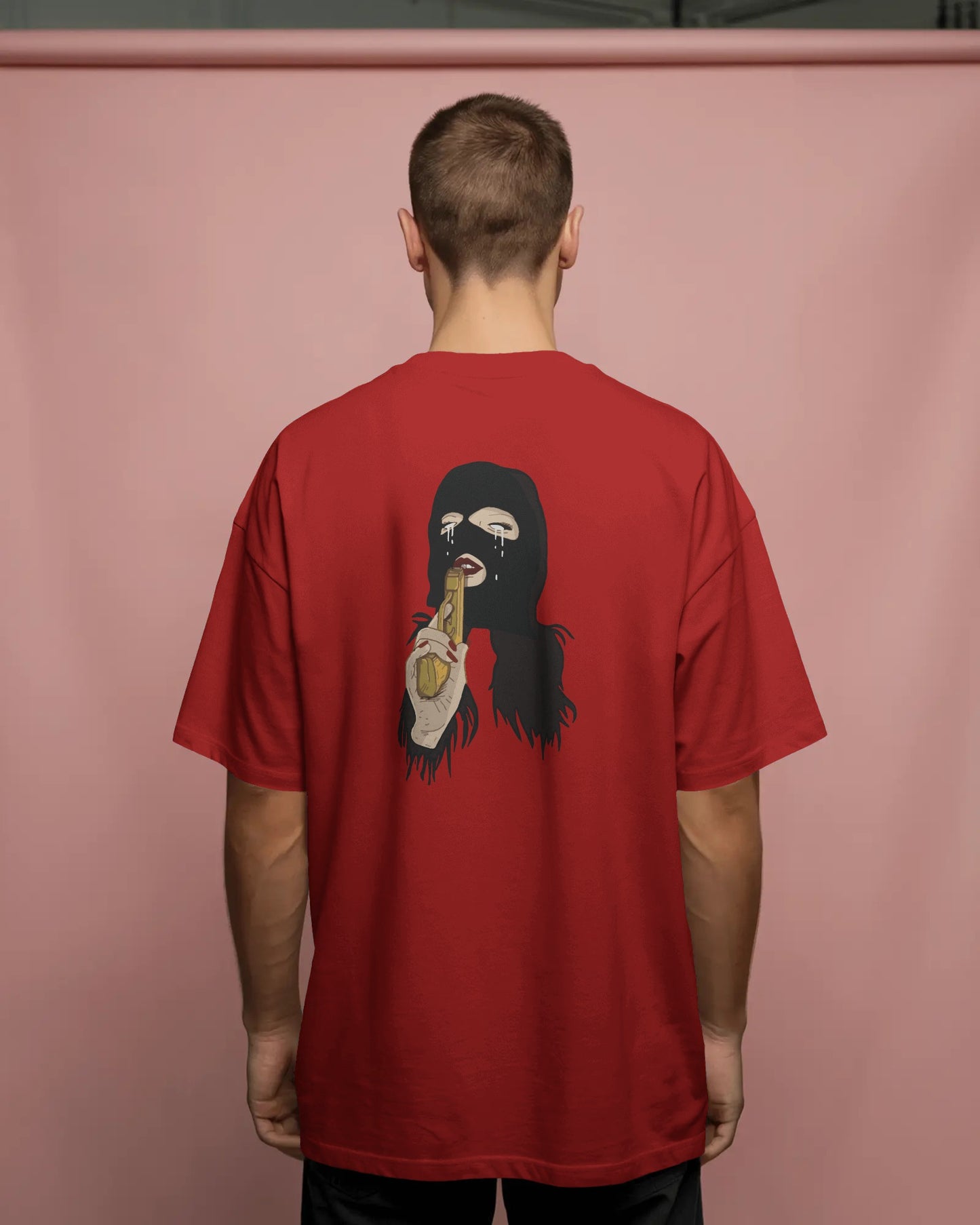 Killer Girl Oversized T-Shirt – Graphic Back Print Streetwear Tee | Bold Unisex Design