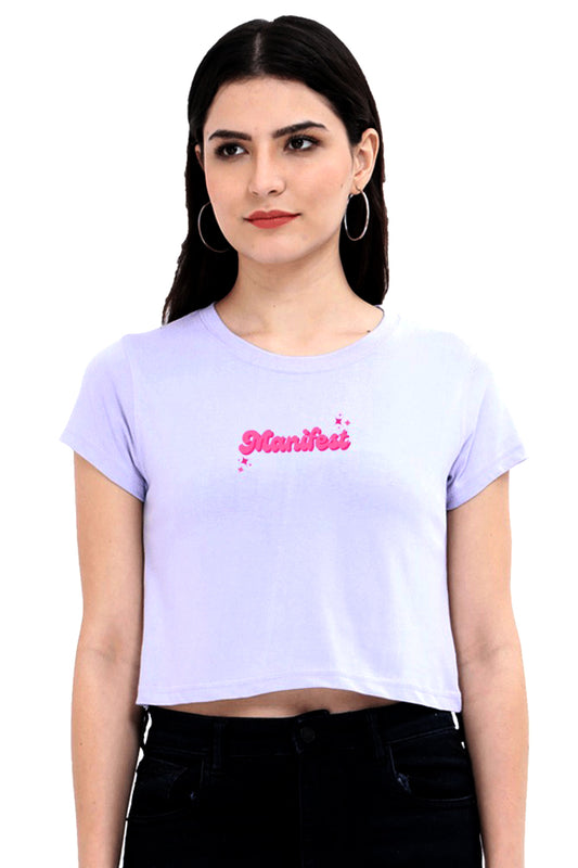 Manifest Women Crop Top T-shirt