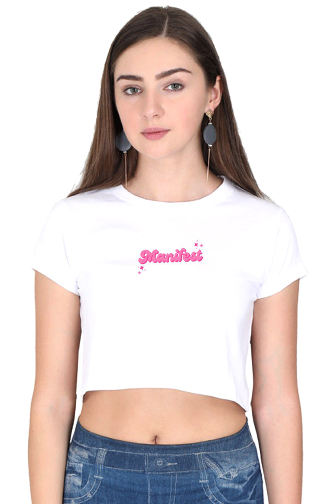 Manifest Women Crop Top T-shirt