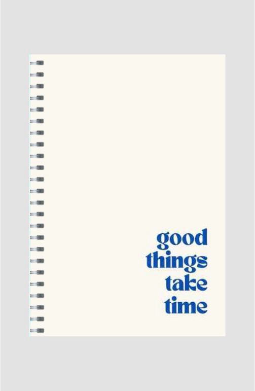 Minimal Spiral Notebook