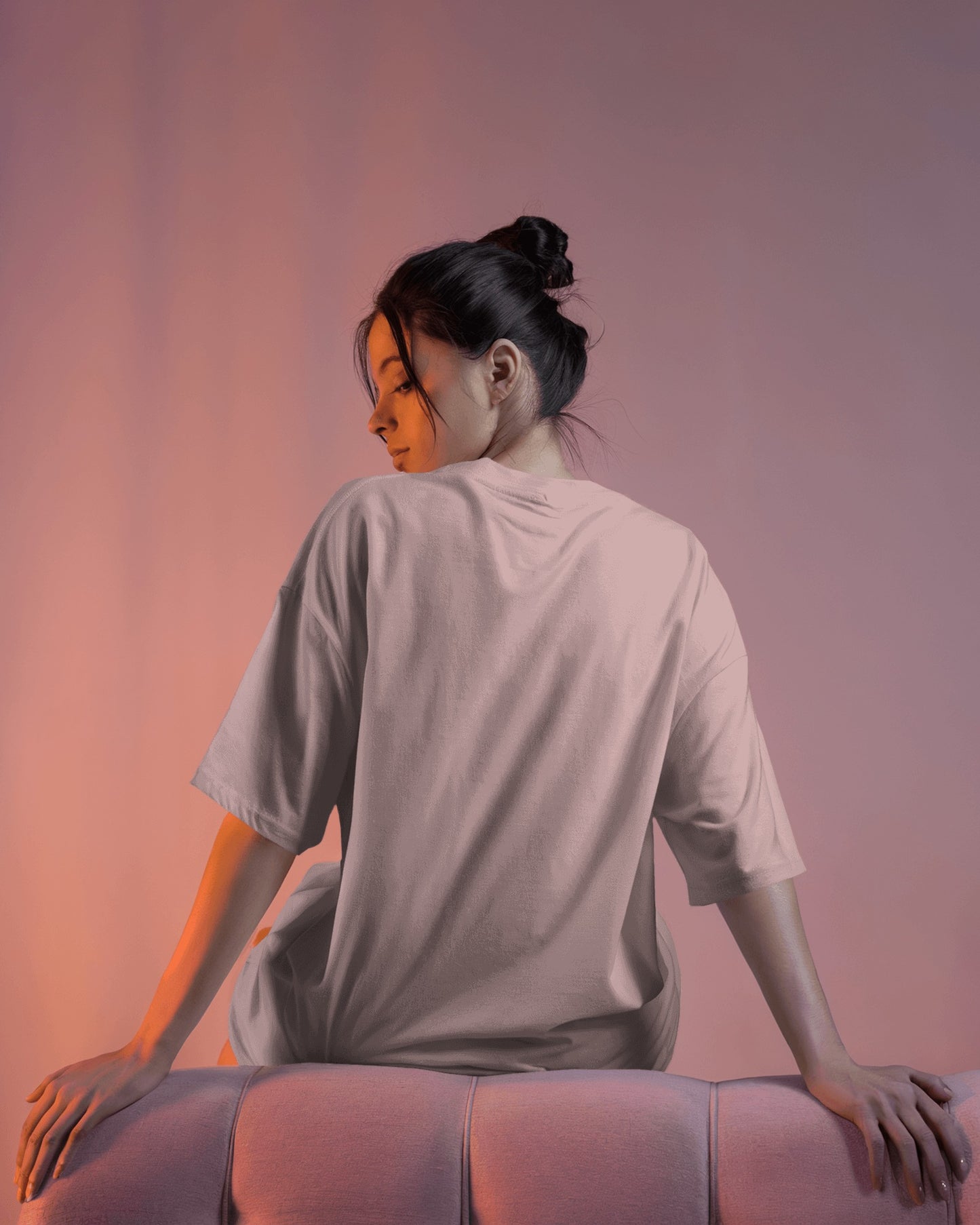 Oversized Baby T-Shirt – Pink PowerPuff Print | Unisex Streetwear