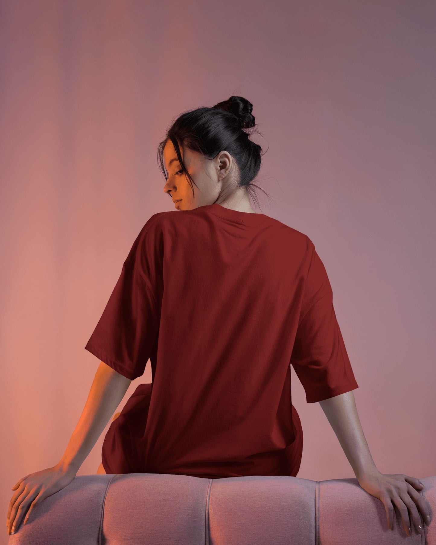 Oversized Baby T-Shirt – Pink PowerPuff Print | Unisex Streetwear