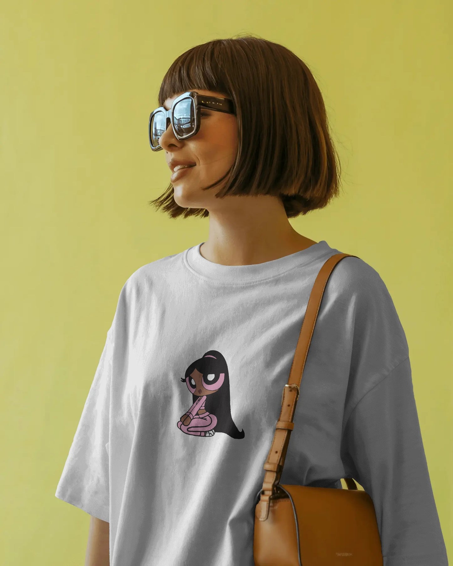 Baby Crop Top – Pink Power Puff Tee | Women’s Casual Streetwear