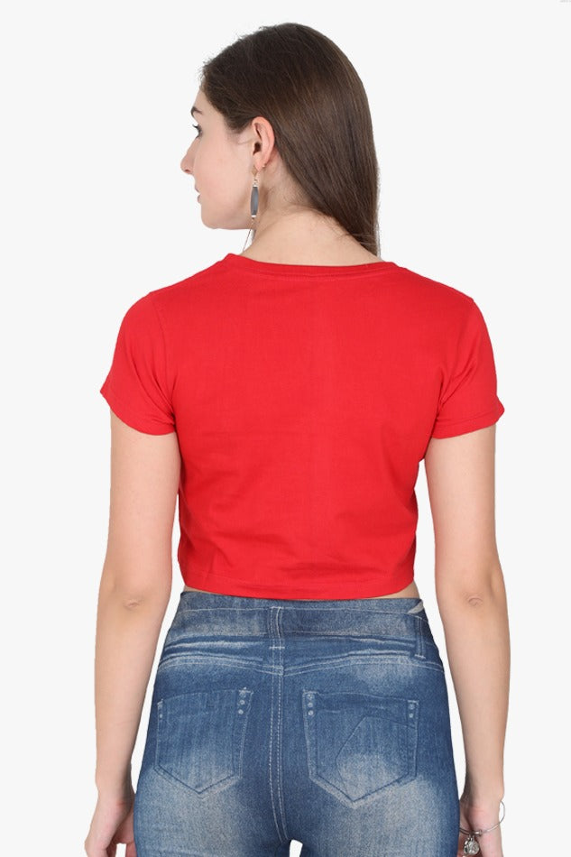 Butterfly Crop Top T-Shirt