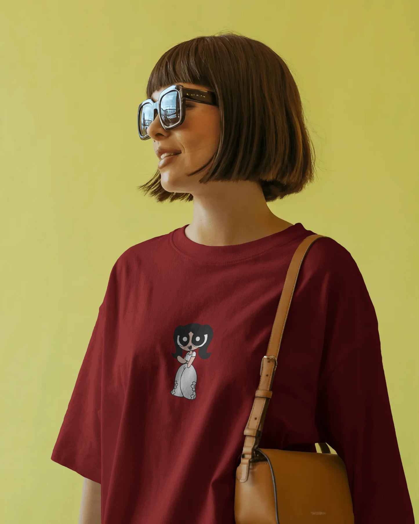 Oversized Graphic T-Shirt – Sweet Power Puff Print | Unisex Streetwear