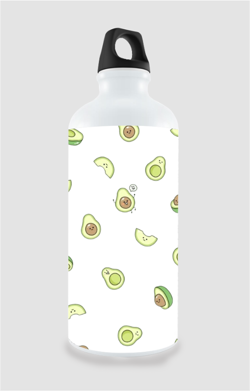 Customized Bow Printed Water Bottle
