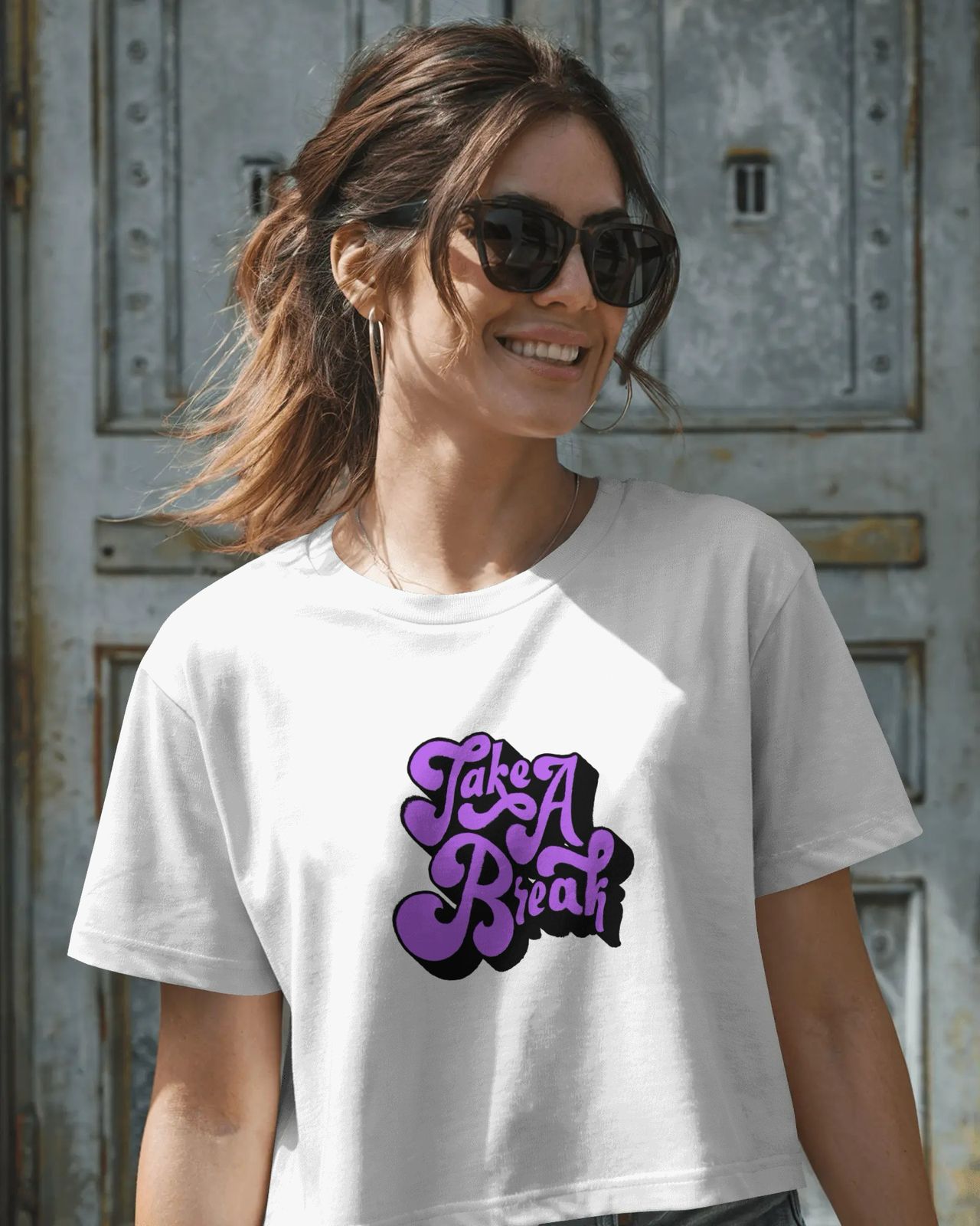 Take A Break Crop Top