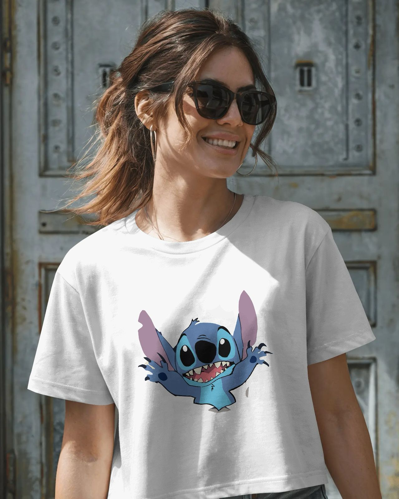 Stitch Cartoon Crop Top
