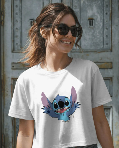 Stitch Cartoon Crop Top