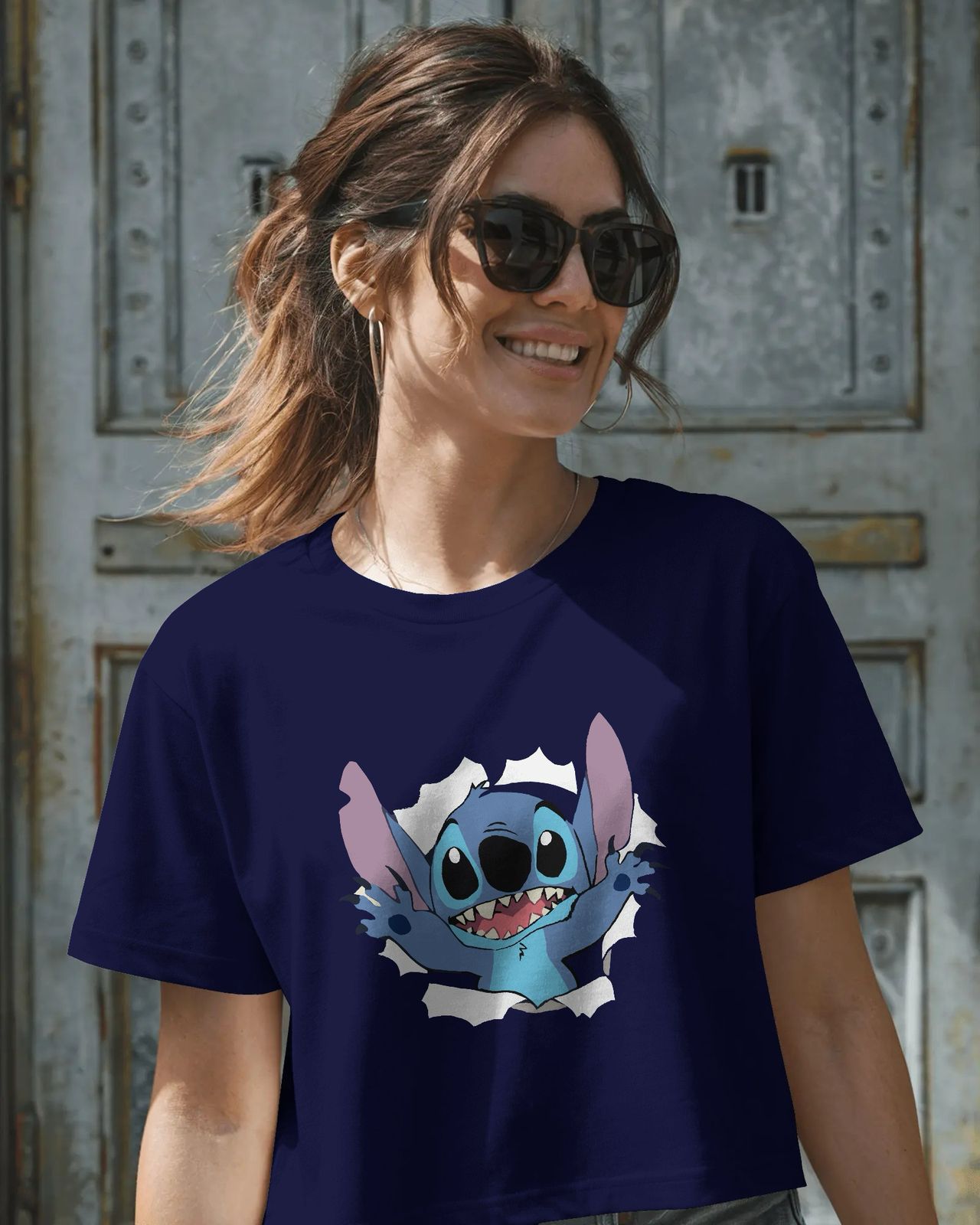 Stitch Cartoon Crop Top