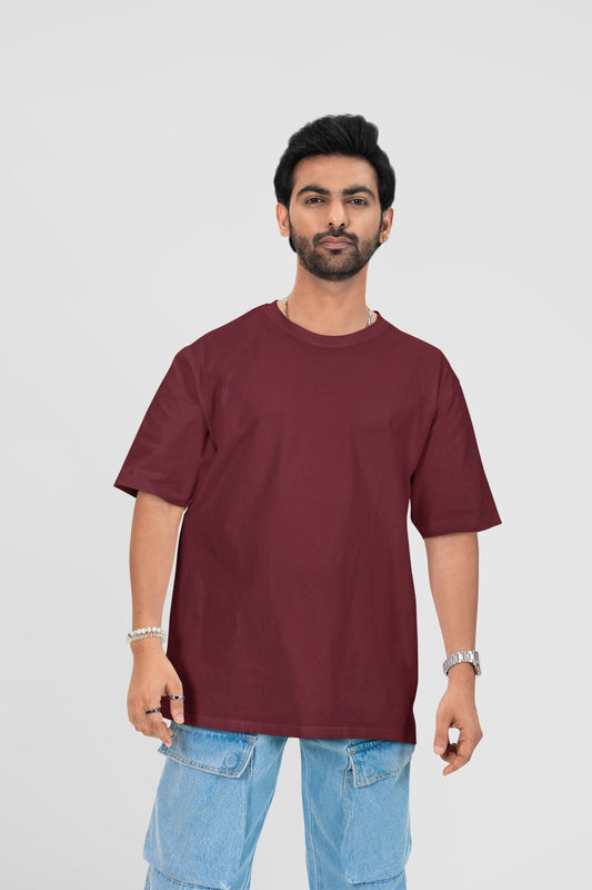 Oversized Red Plane T-shirt