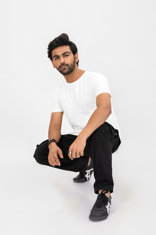 Oversized Plane White T-shirt