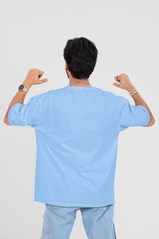Oversized Sky Blue T-shirt