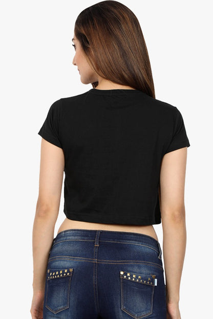 Butterfly Crop Top T-Shirt