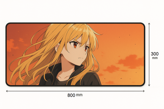 Large mouse pad with anime character design Gaming Pad
